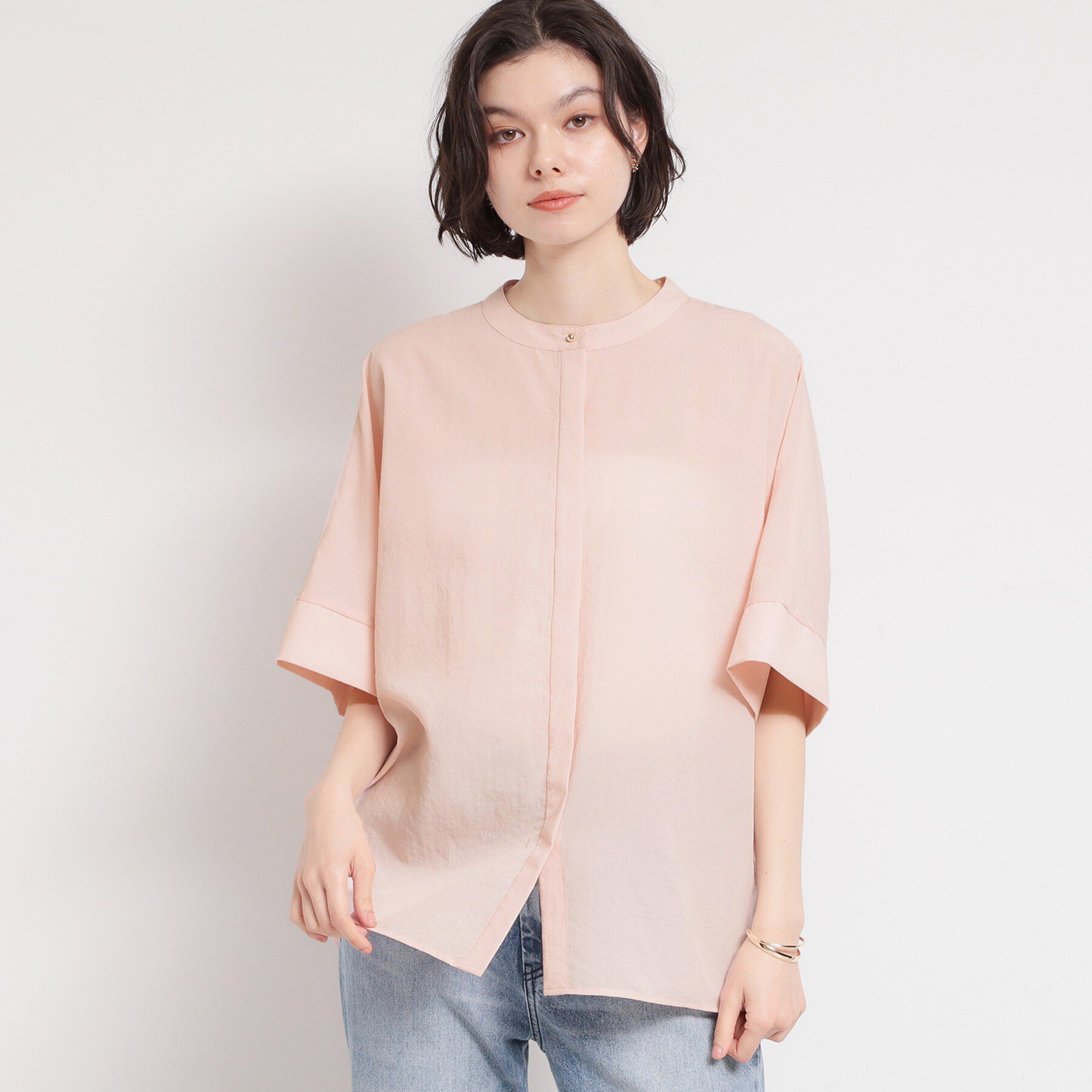 THE SHOP TK「【体型カバー】さらっと快適 ドルマンブラウス」|シャツ・ブラウス|