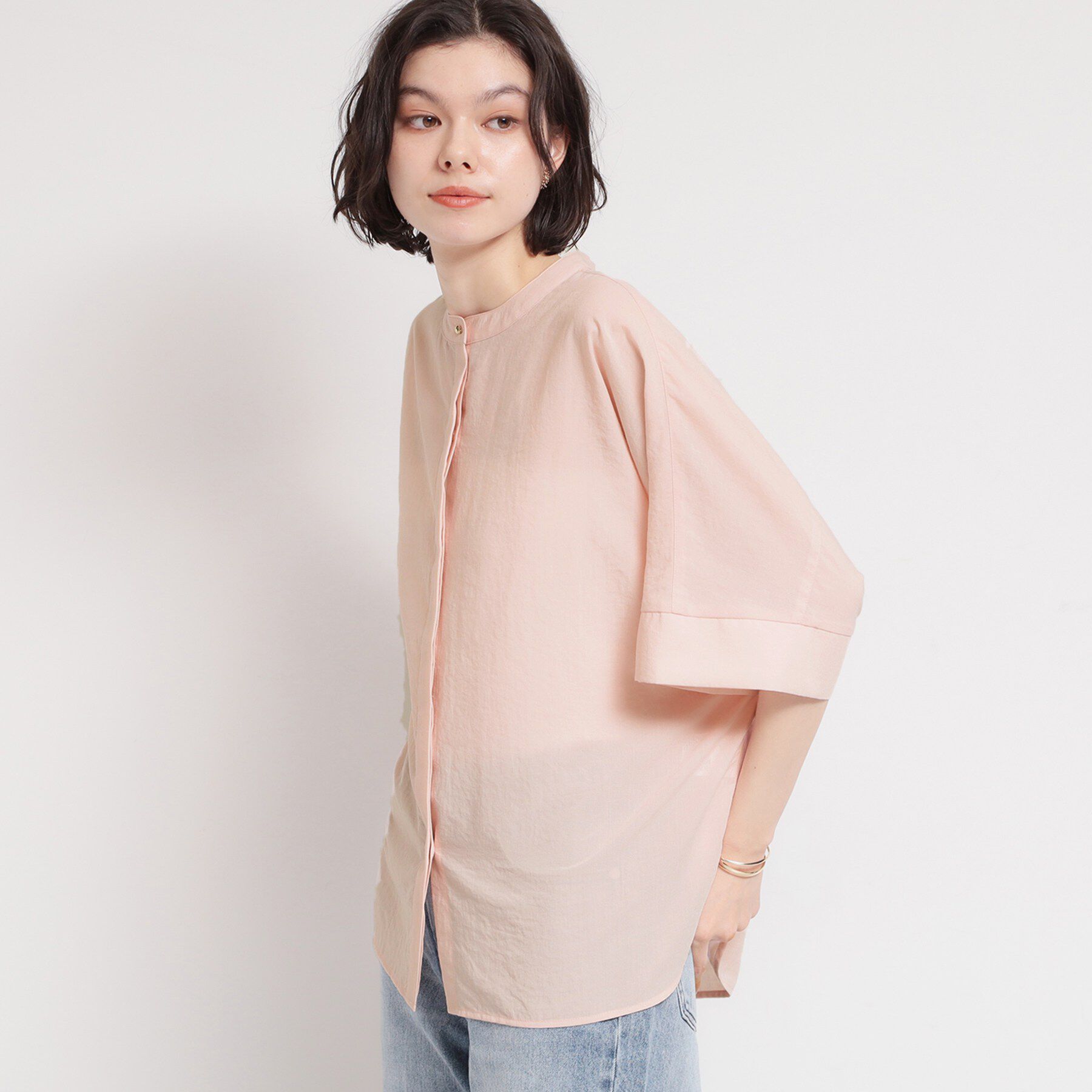 THE SHOP TK「【体型カバー】さらっと快適 ドルマンブラウス」|シャツ・ブラウス|