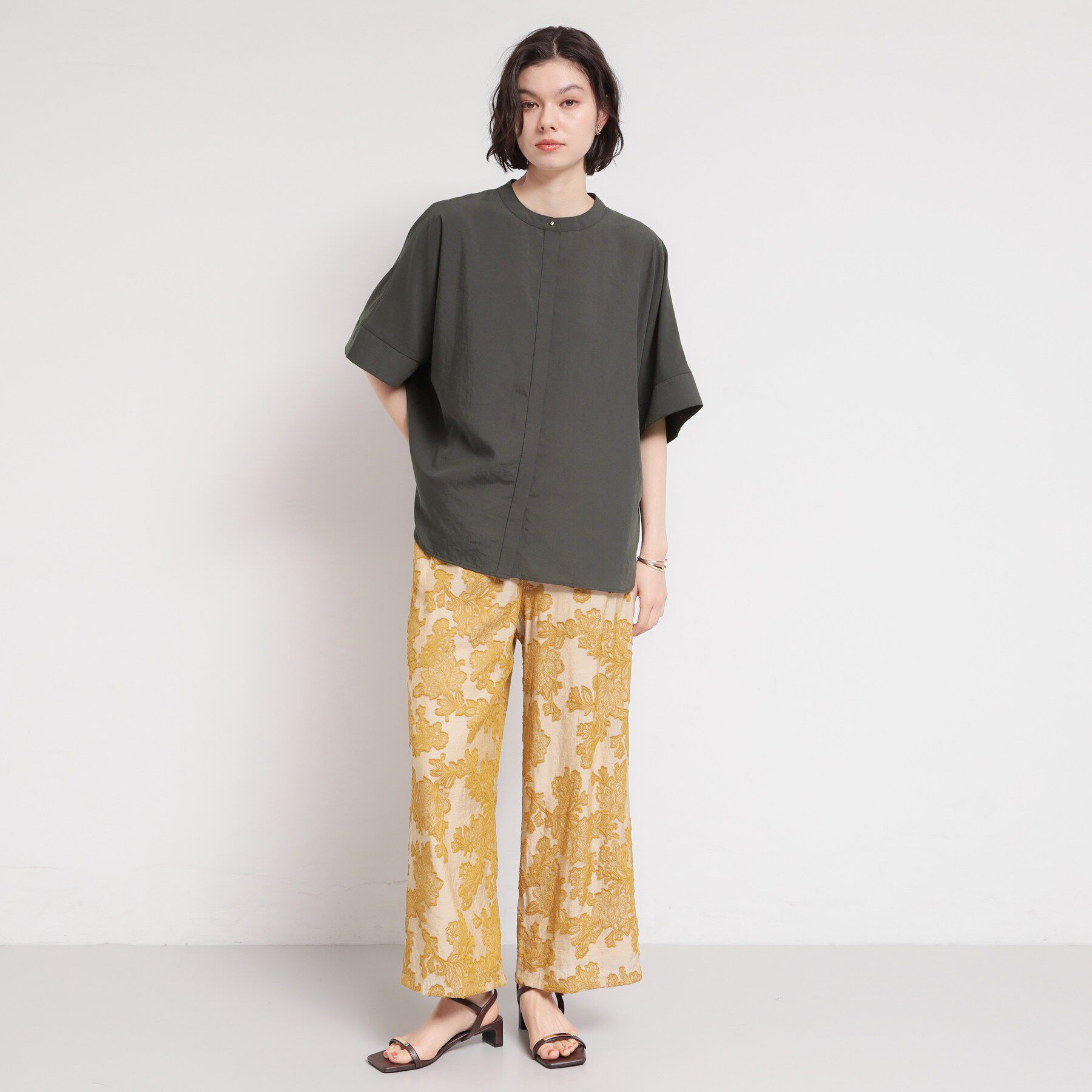 THE SHOP TK「【体型カバー】さらっと快適 ドルマンブラウス」|シャツ・ブラウス|