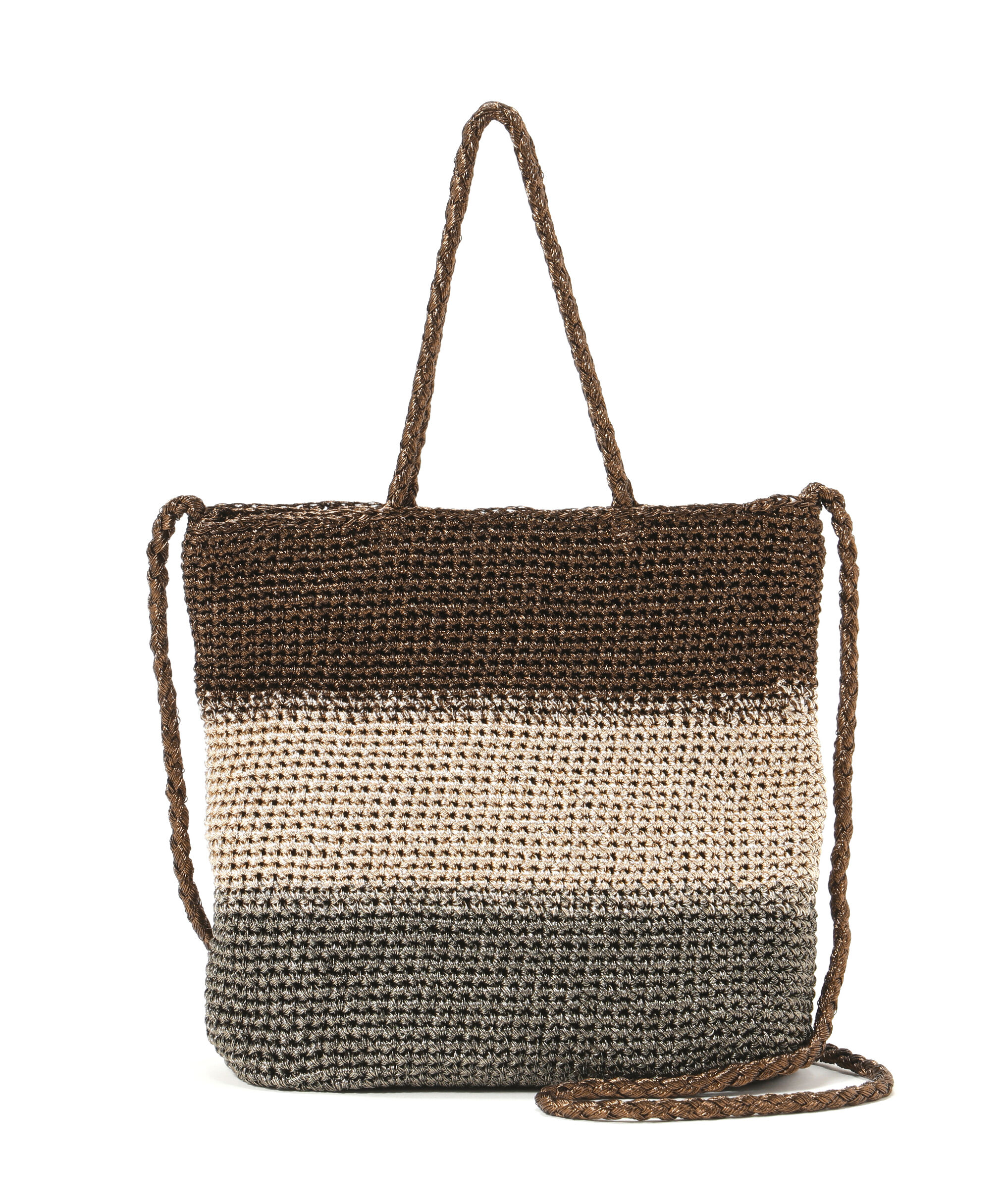  「メタリックボーダー2wayバッグ」|トートバッグ|