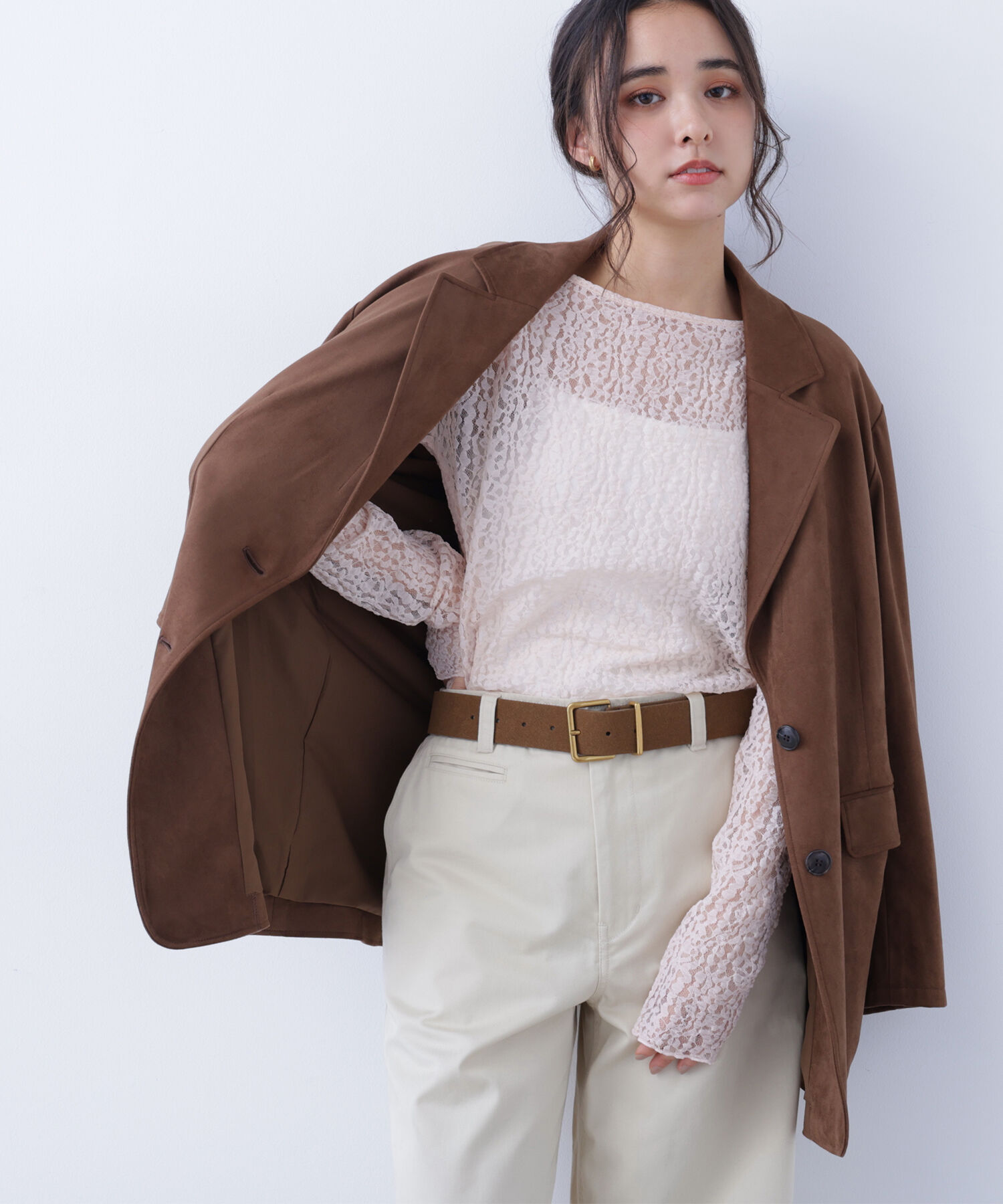  「〈N.〉 レースカットソー」|Tシャツ・カットソー|