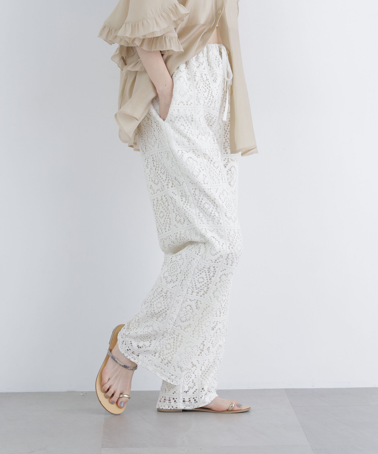  「〈N.〉レースイージーパンツ」|その他|