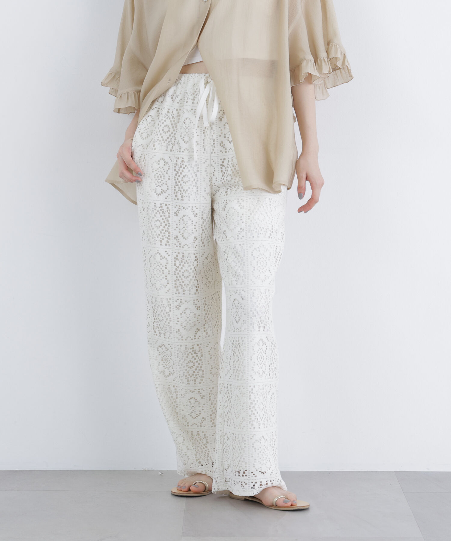  「〈N.〉レースイージーパンツ」|その他|