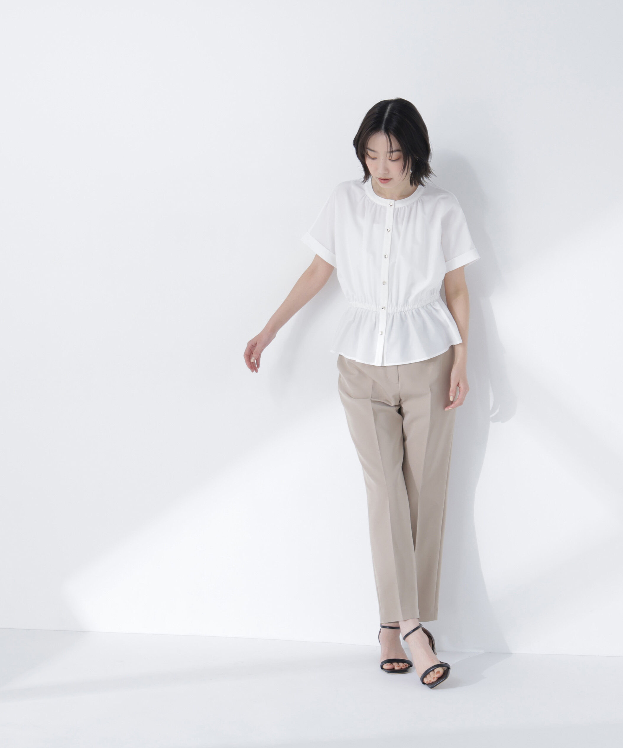  「きゅっとふわっと。全部盛りブラウス」|シャツ・ブラウス|