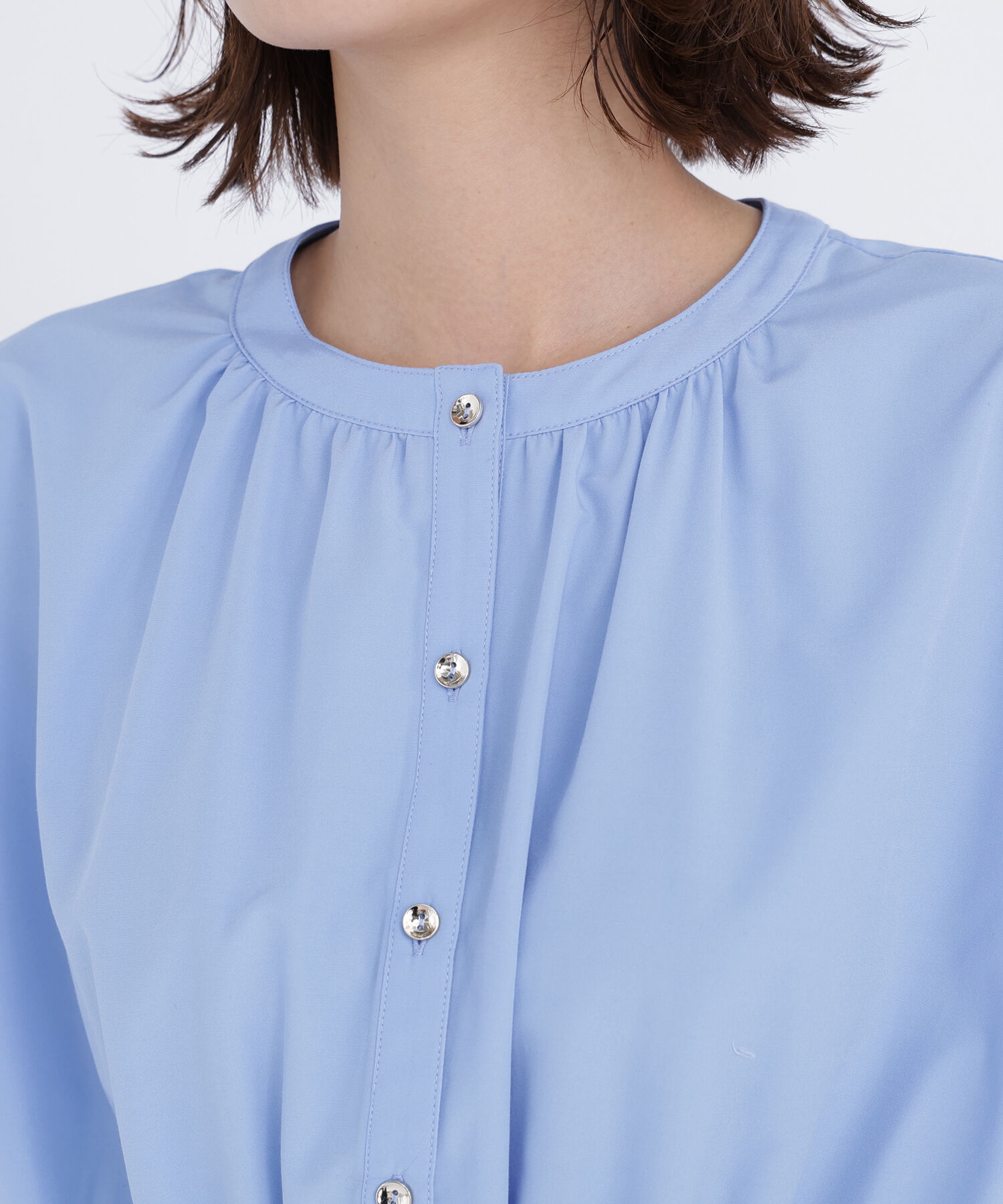  「きゅっとふわっと。全部盛りブラウス」|シャツ・ブラウス|