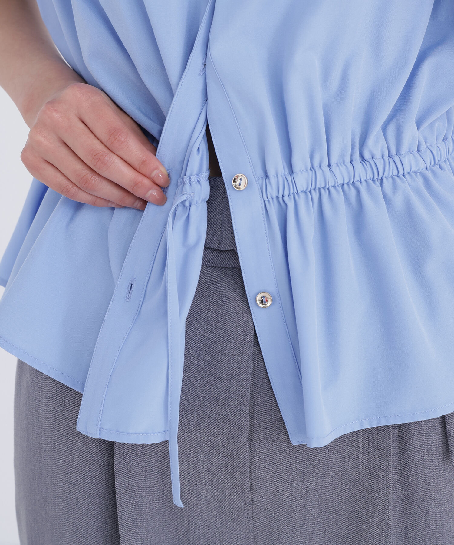  「きゅっとふわっと。全部盛りブラウス」|シャツ・ブラウス|