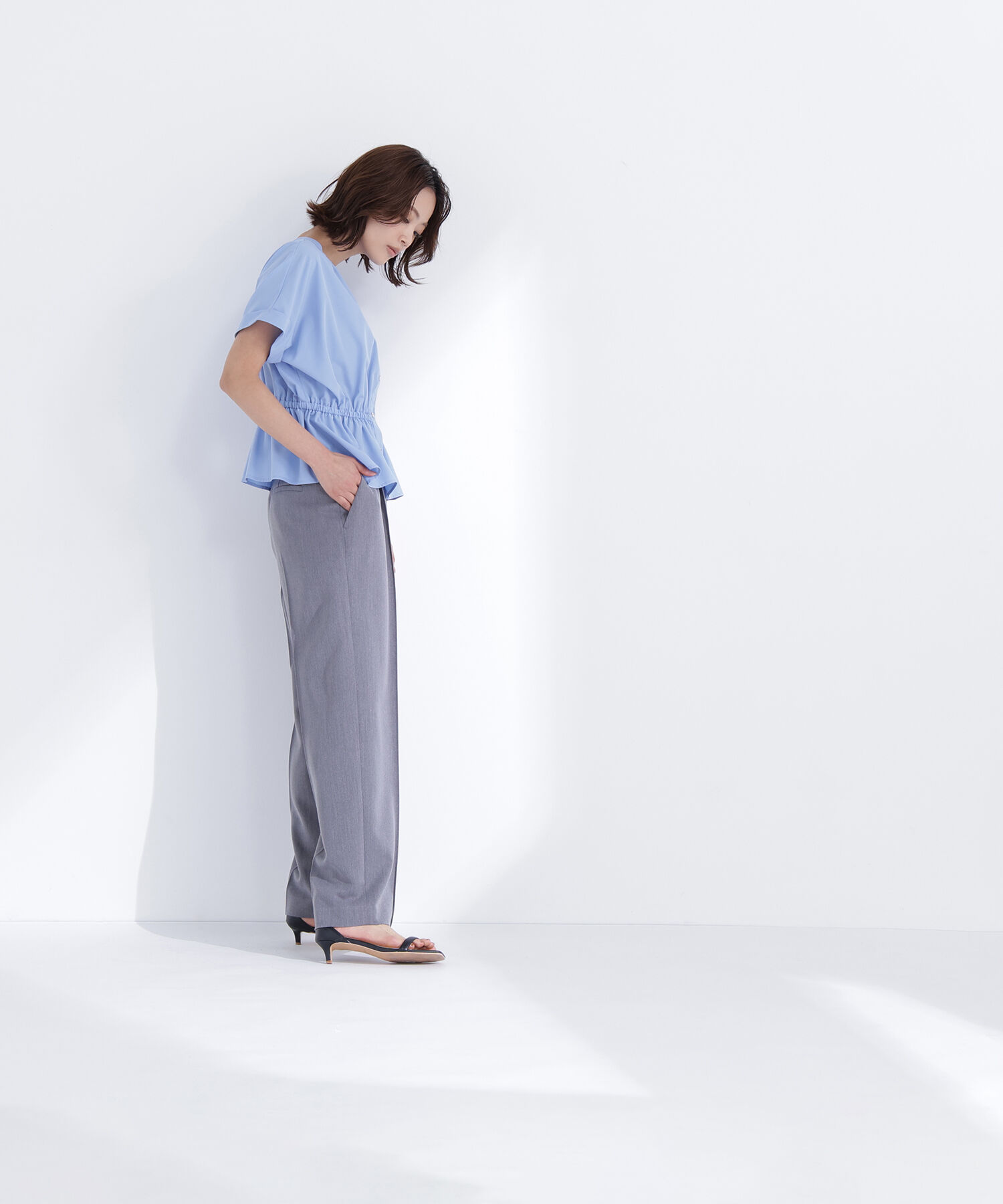  「きゅっとふわっと。全部盛りブラウス」|シャツ・ブラウス|