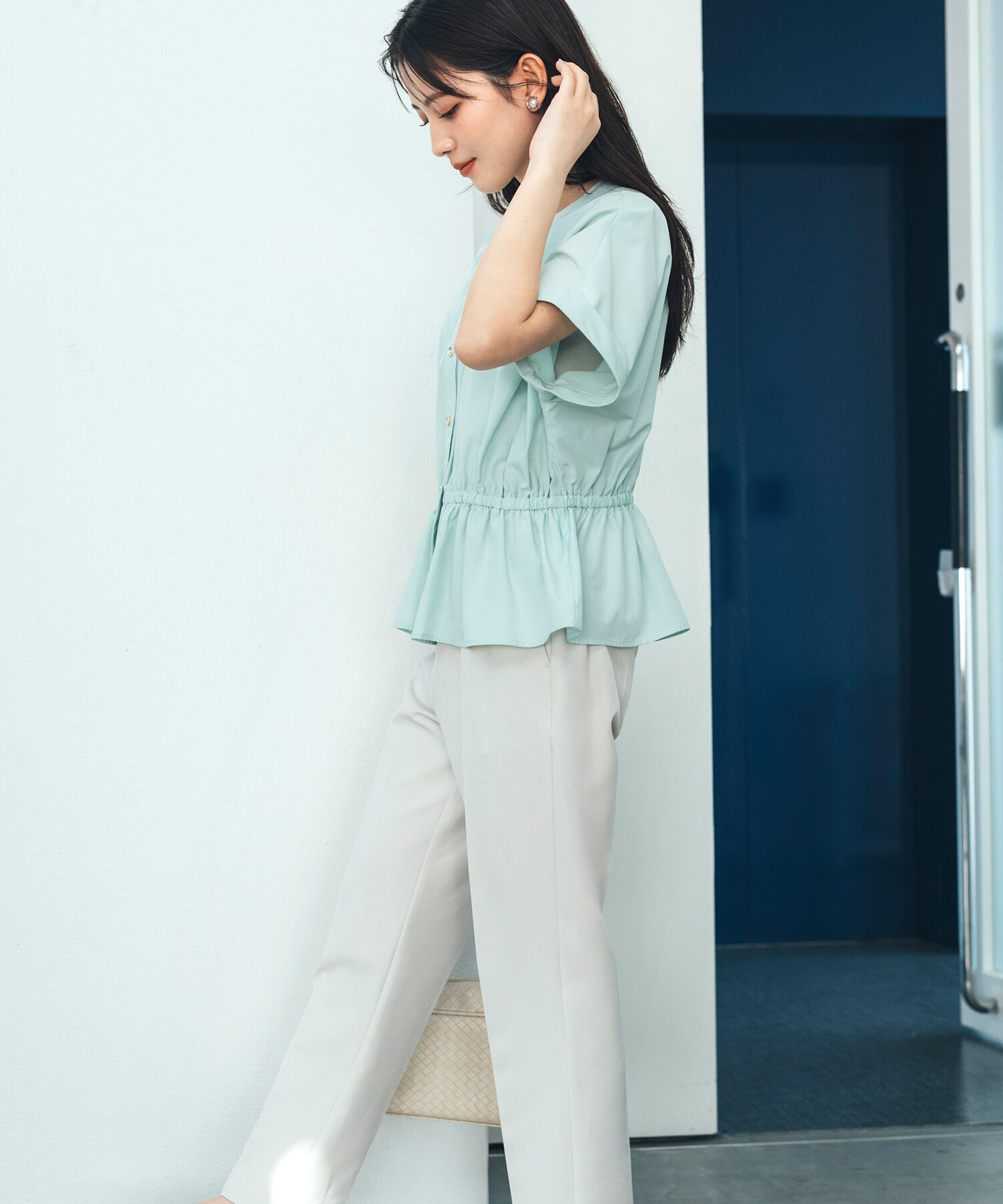  「きゅっとふわっと。全部盛りブラウス」|シャツ・ブラウス|