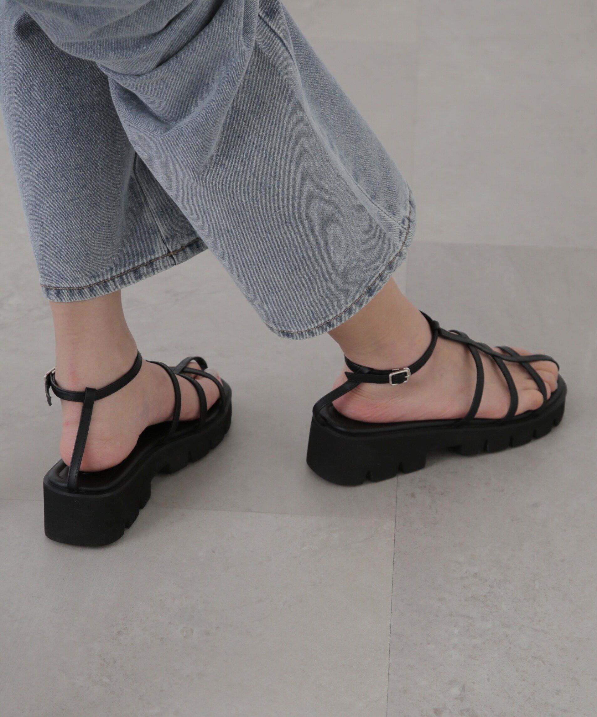  「トラックソールナローサンダル」|その他|