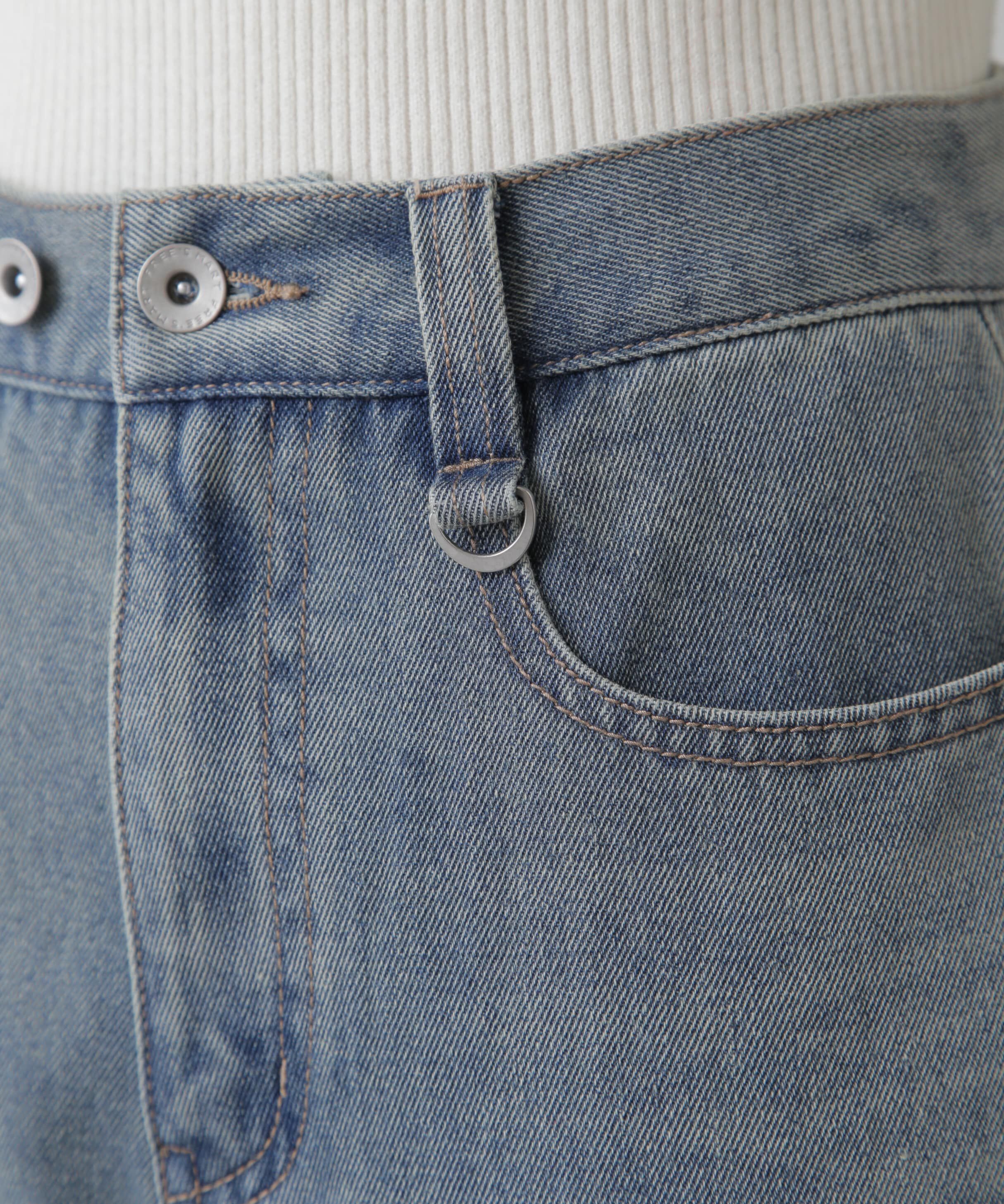  「ダブルニーワイドデニムパンツ」|その他|