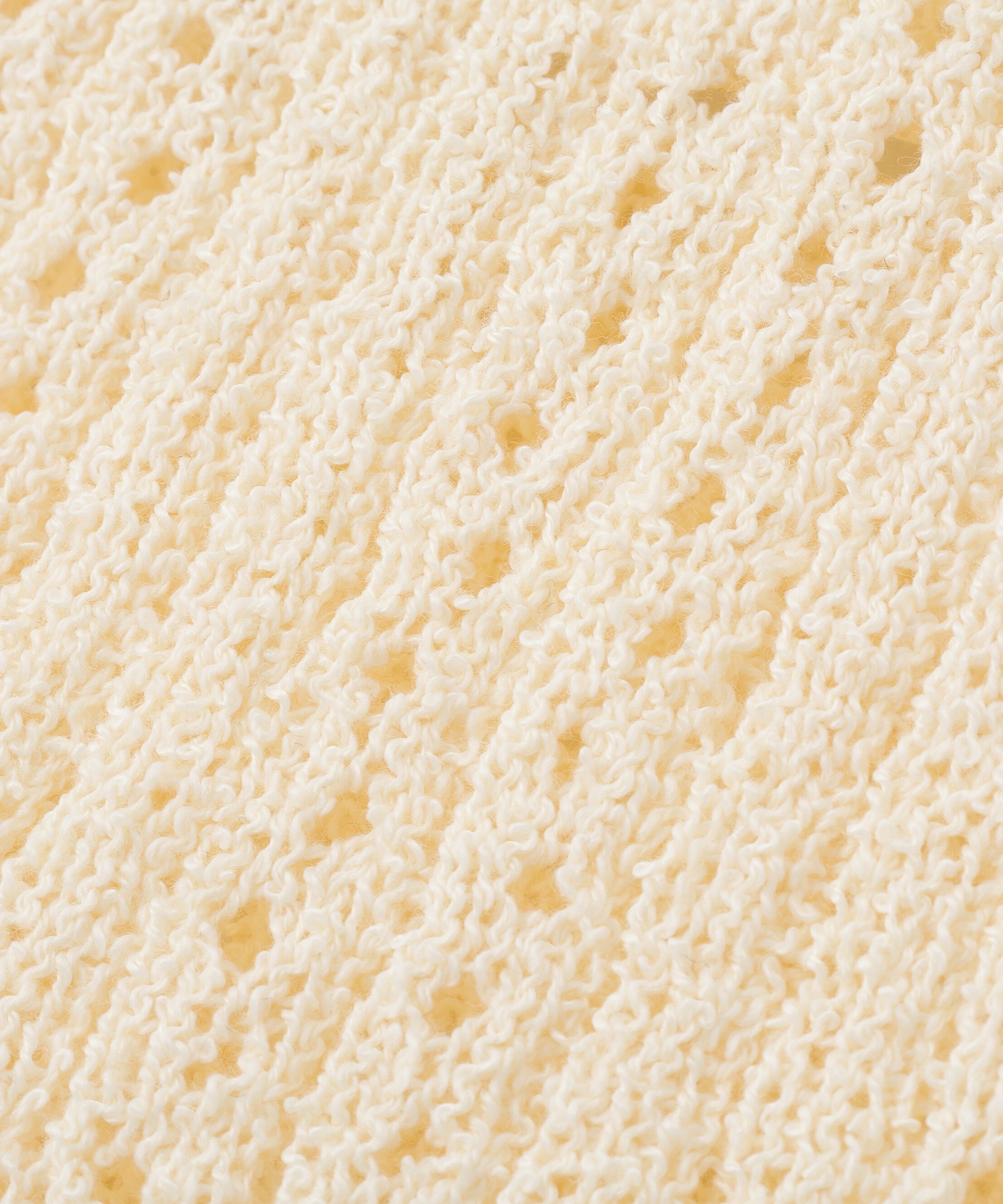  「透かし編みペプラムニット」|ニット・セーター|