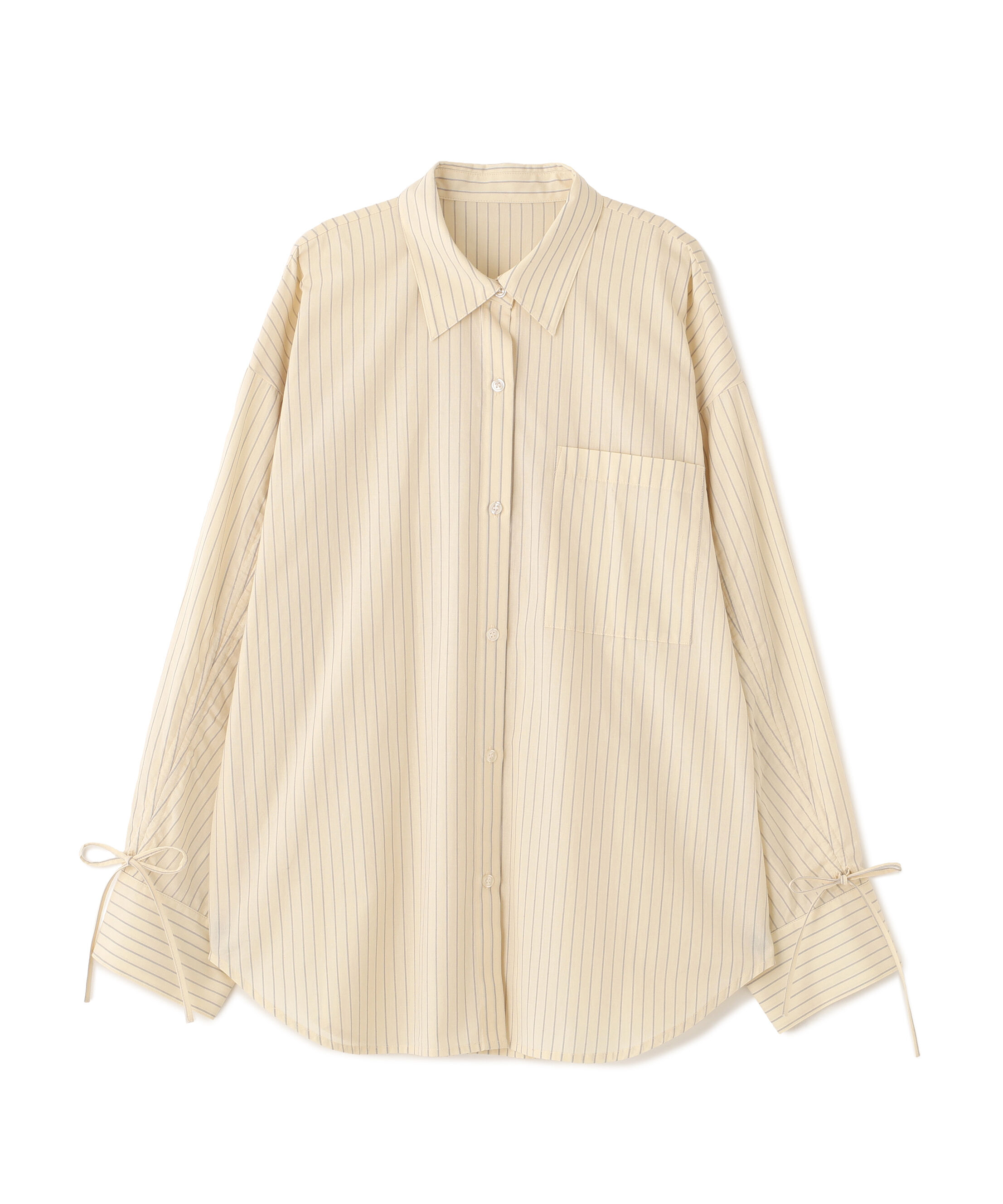  「袖シャーリングオーバーシャツ」|シャツ・ブラウス|