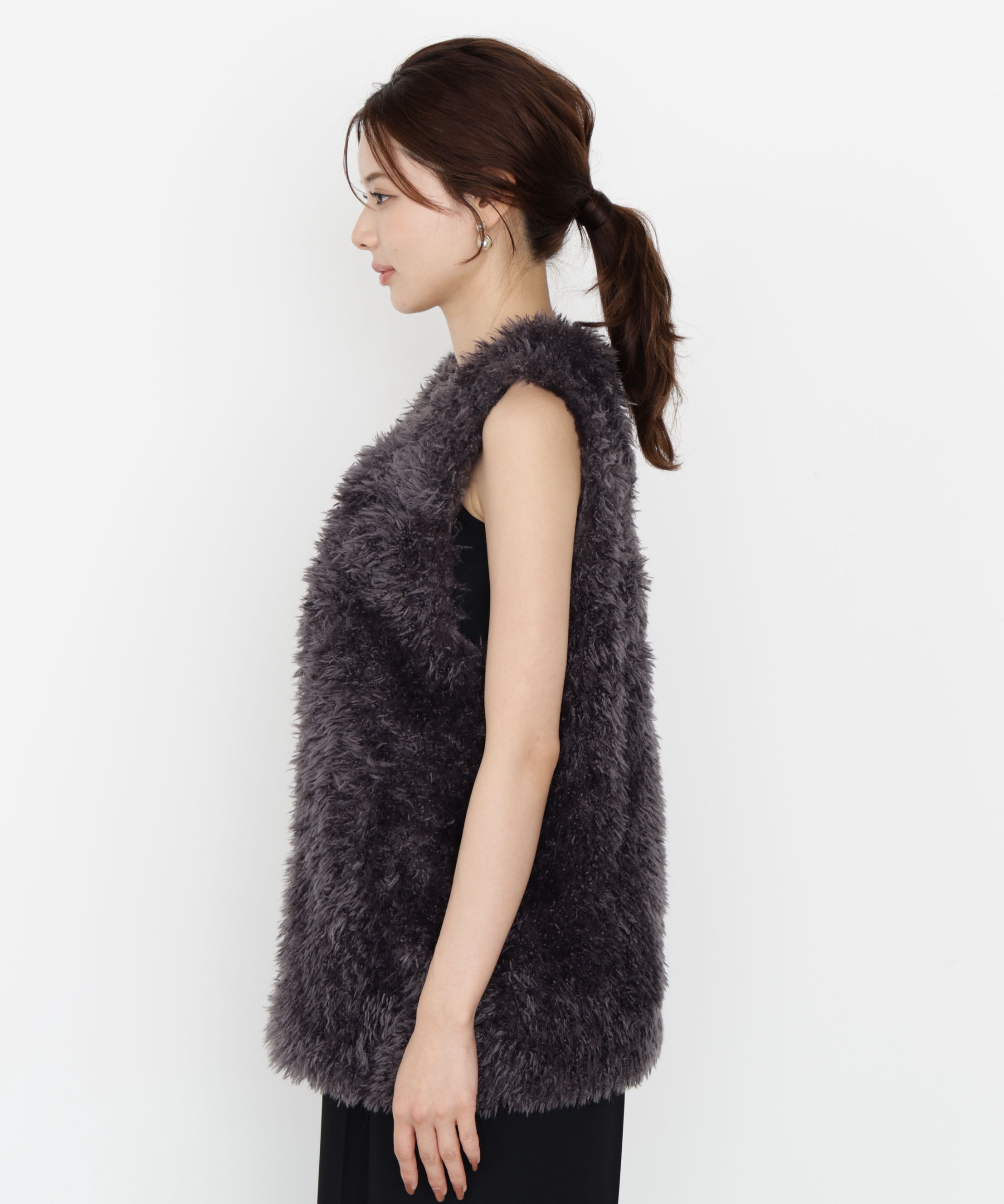 PROPORTION BODY DRESSING「フェイクファージレ 25AW」|ブルゾン・スタジャン|