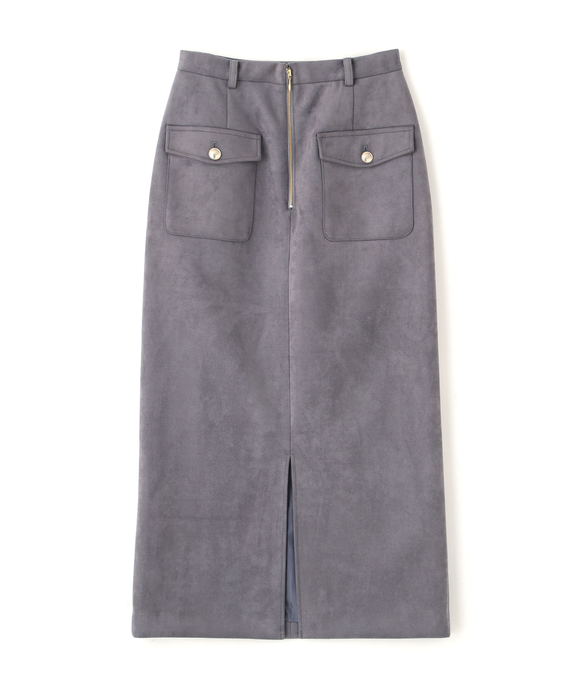 PROPORTION BODY DRESSING「ダンボールフェイクスエードタイトスカート 25AW」|スカート|