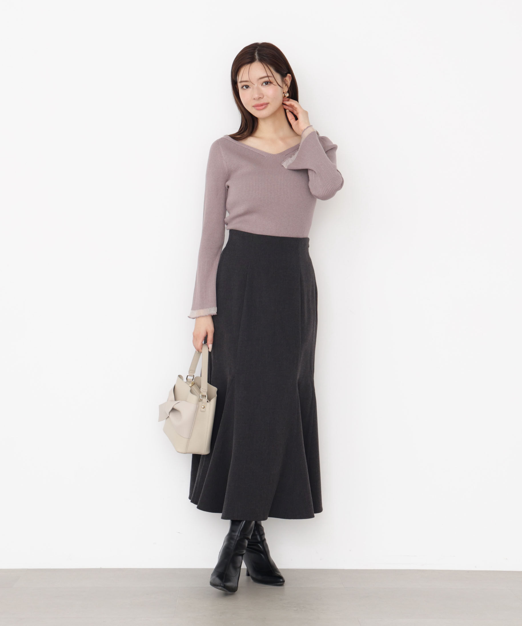 PROPORTION BODY DRESSING「＜ウォッシャブル＞ハイウエストマーメイドスカート 25AW」|スカート|