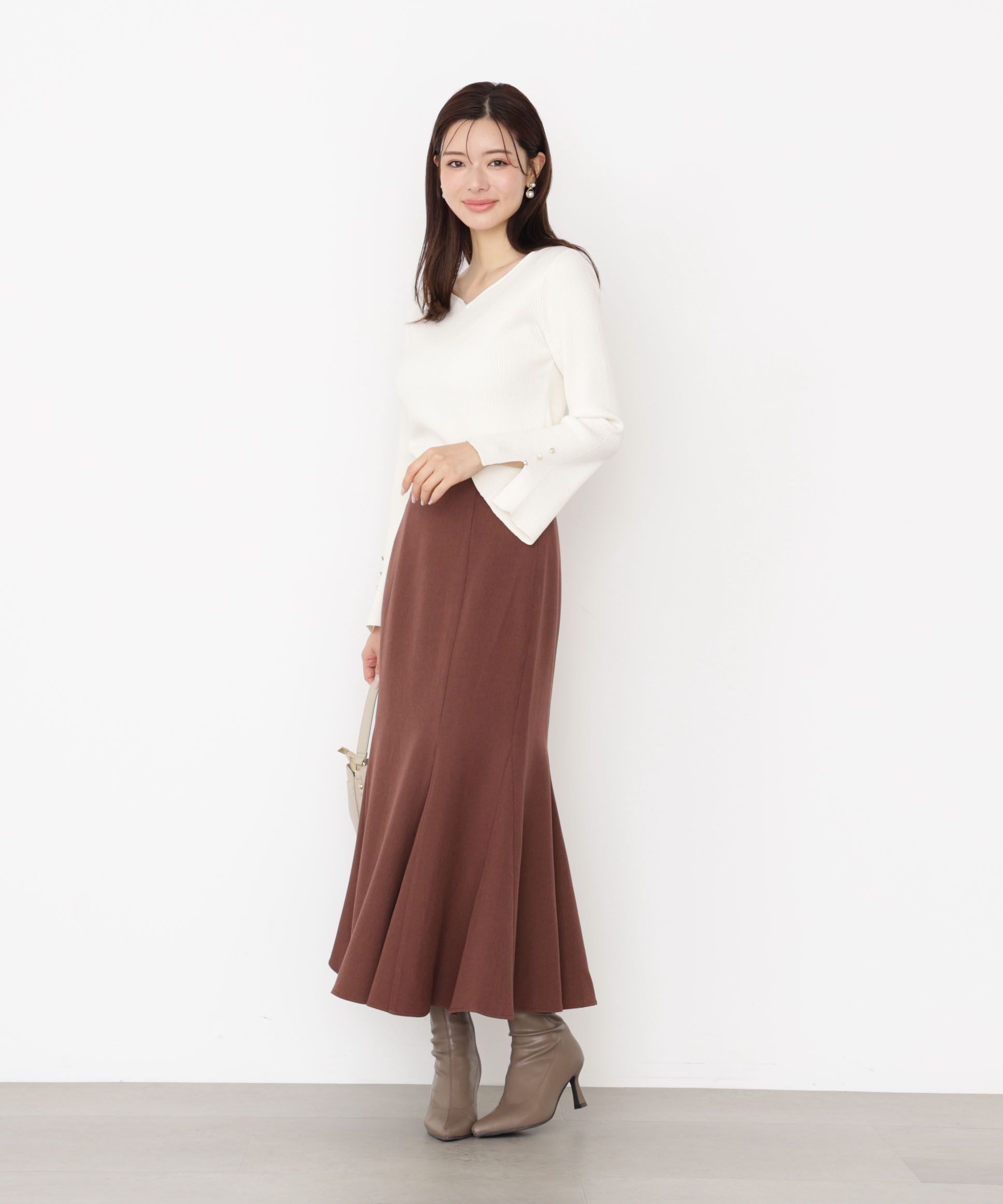 PROPORTION BODY DRESSING「＜ウォッシャブル＞ハイウエストマーメイドスカート 25AW」|スカート|