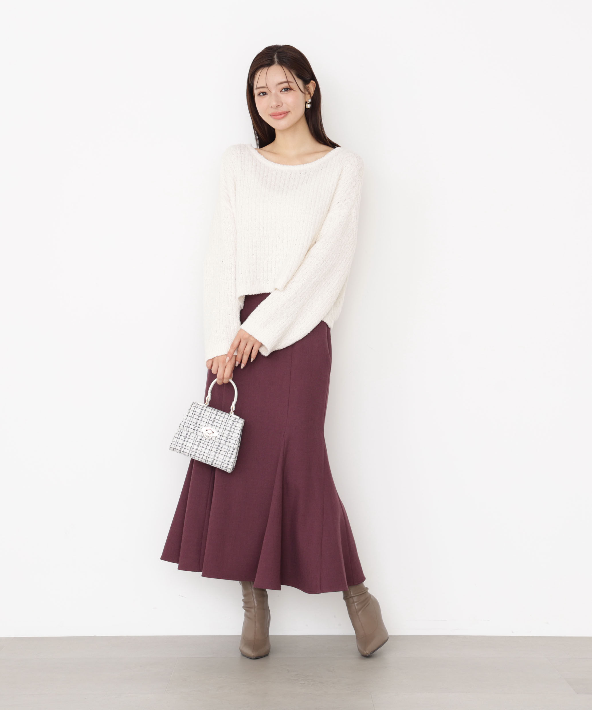 PROPORTION BODY DRESSING「＜ウォッシャブル＞ハイウエストマーメイドスカート 25AW」|スカート|
