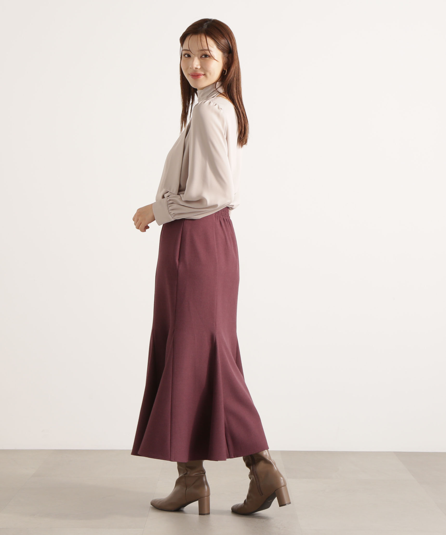 PROPORTION BODY DRESSING「＜ウォッシャブル＞ハイウエストマーメイドスカート 25AW」|スカート|