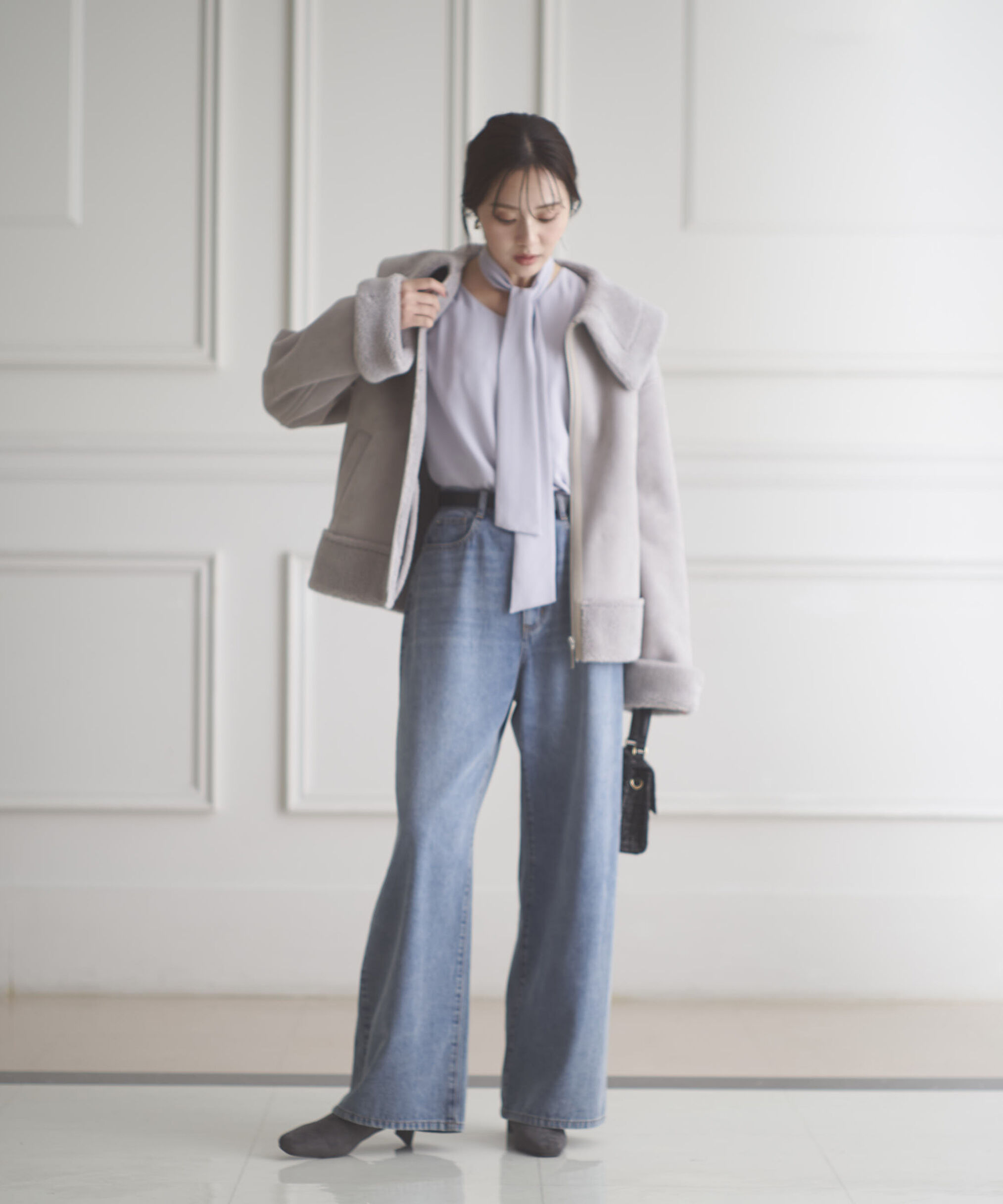 PROPORTION BODY DRESSING「フェイクムートン 25AW」|ブルゾン・スタジャン|