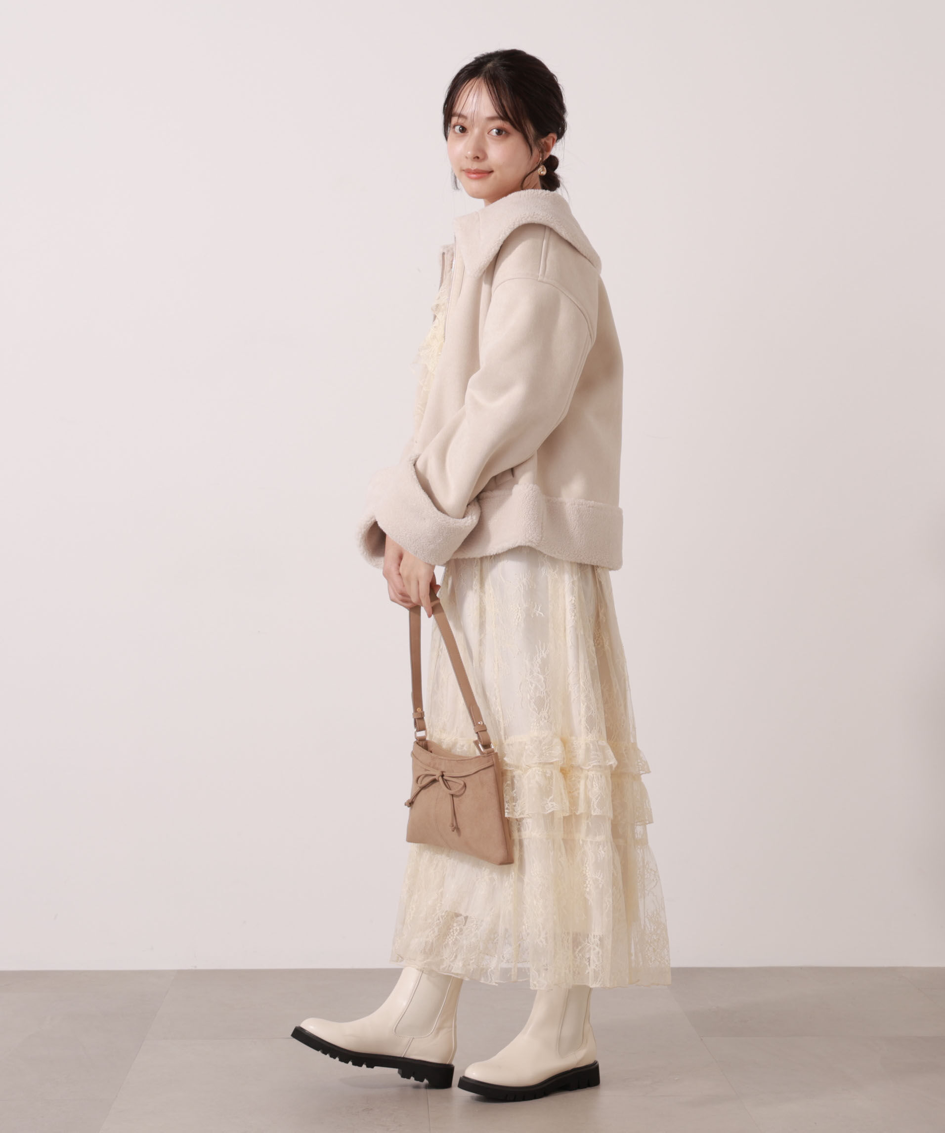 PROPORTION BODY DRESSING「フェイクムートン 25AW」|ブルゾン・スタジャン|