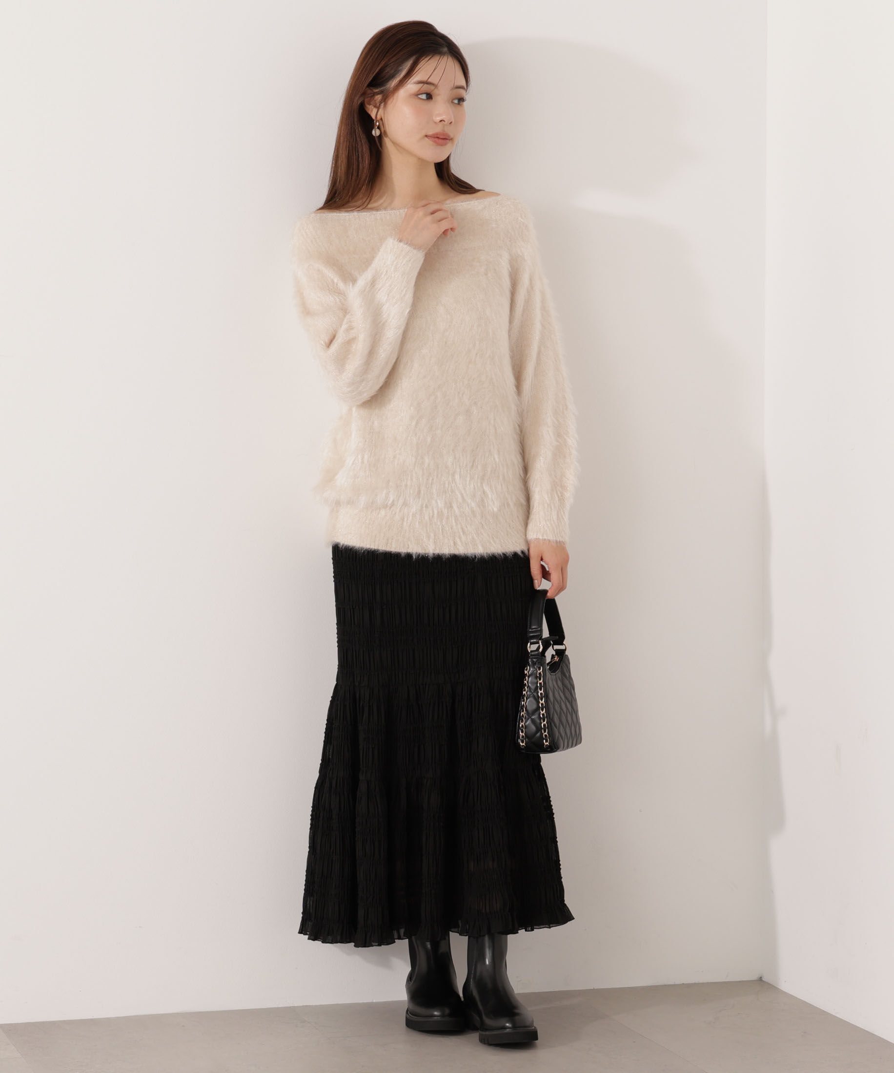 PROPORTION BODY DRESSING「ヘアリーニット 25AW」|ニット・セーター|