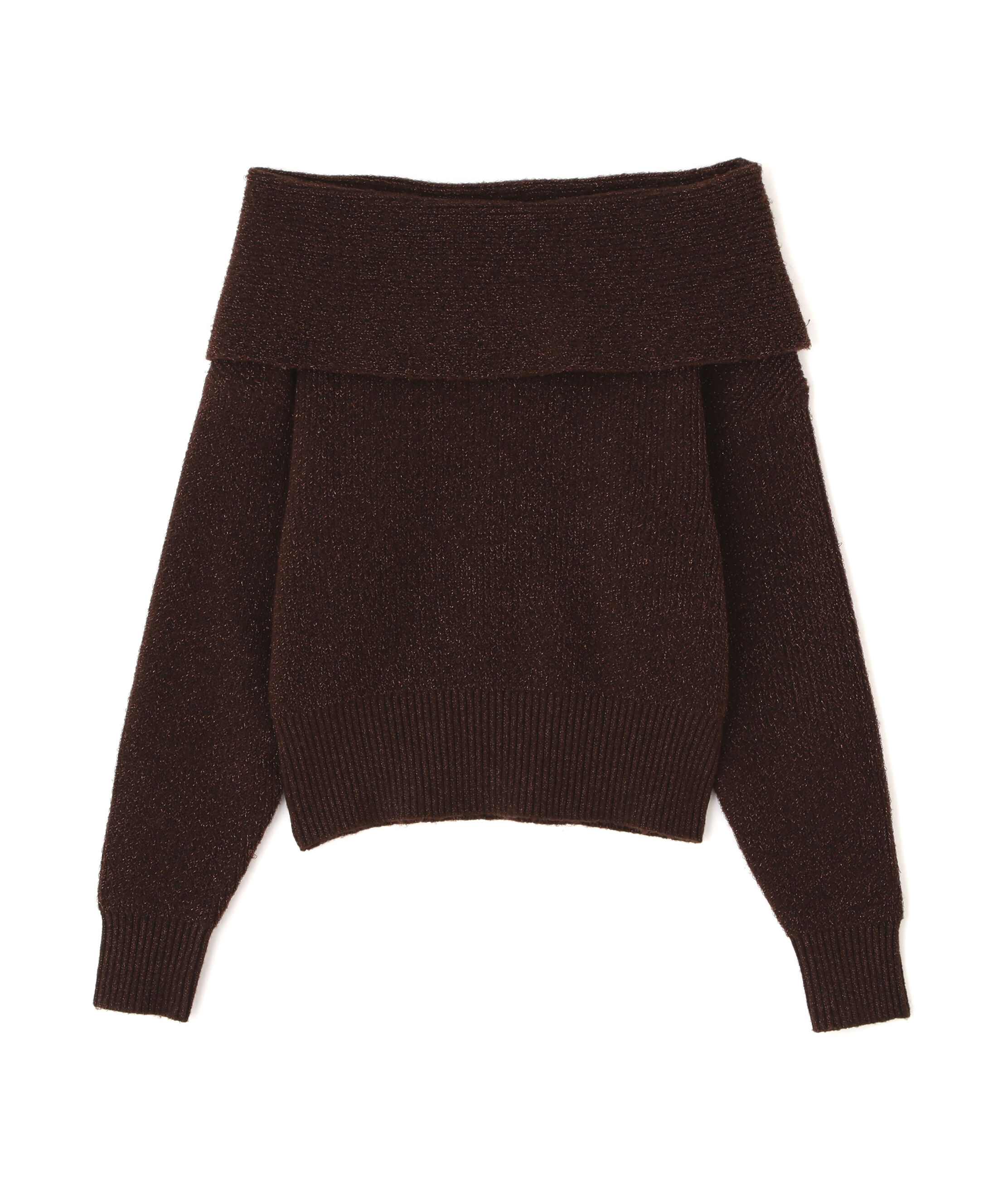 PROPORTION BODY DRESSING「ラメ入りオフショルニット」|ニット・セーター|