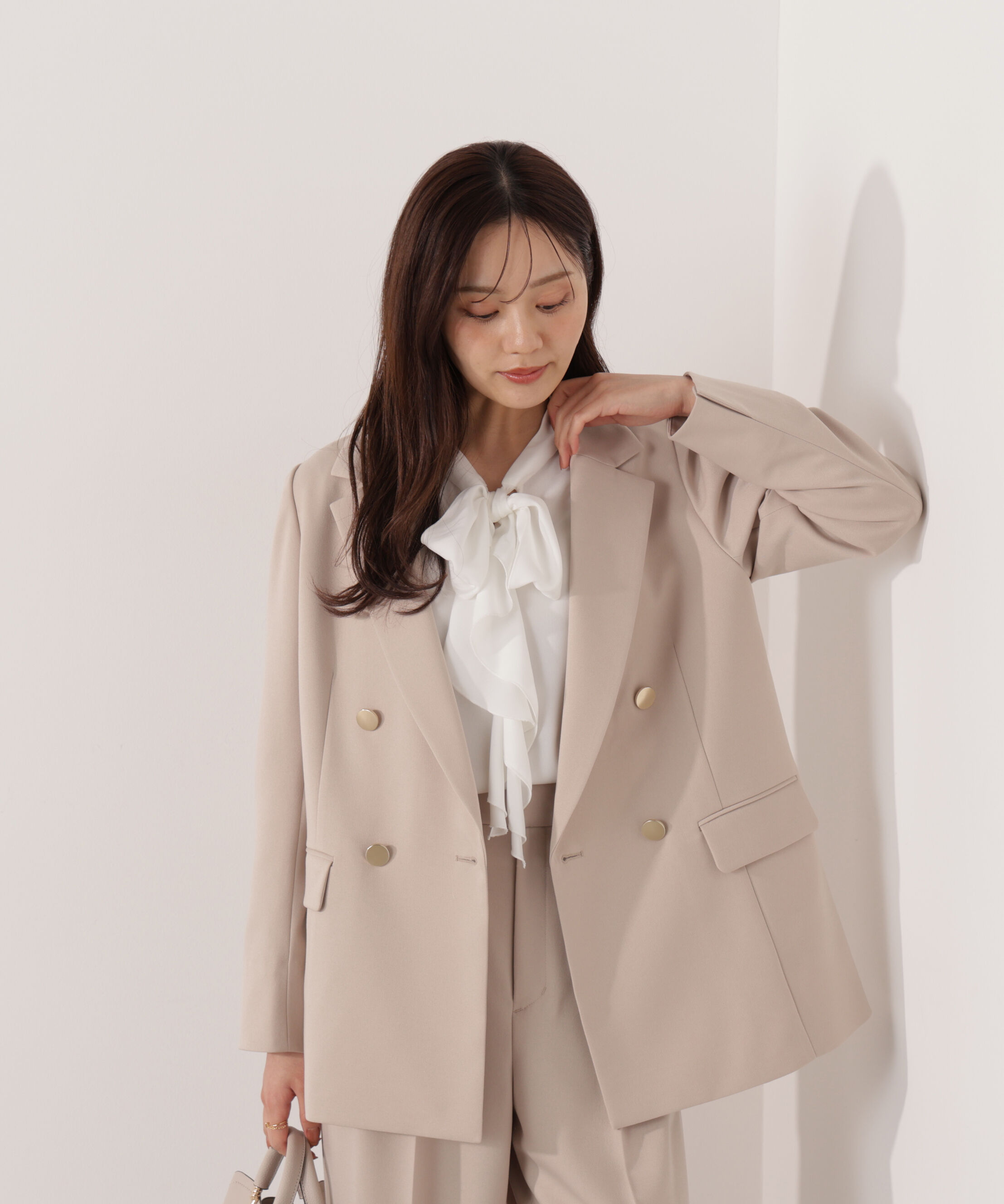 PROPORTION BODY DRESSING「ダブルジャケット 26SS」|その他|ベージュ