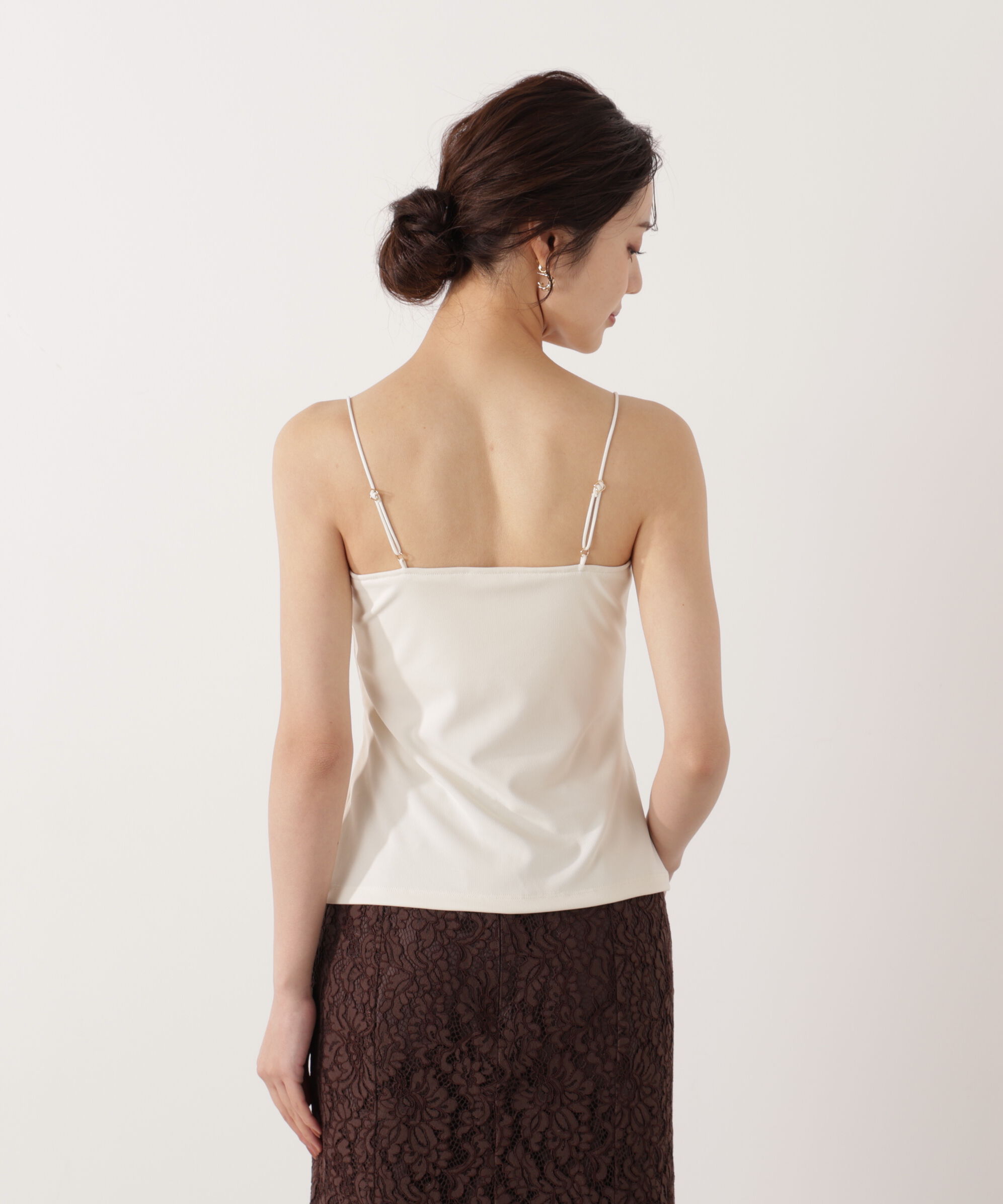 PROPORTION BODY DRESSING「ちら見えガード安心カップ付キャミソール　26SS」|Tシャツ・カットソー|