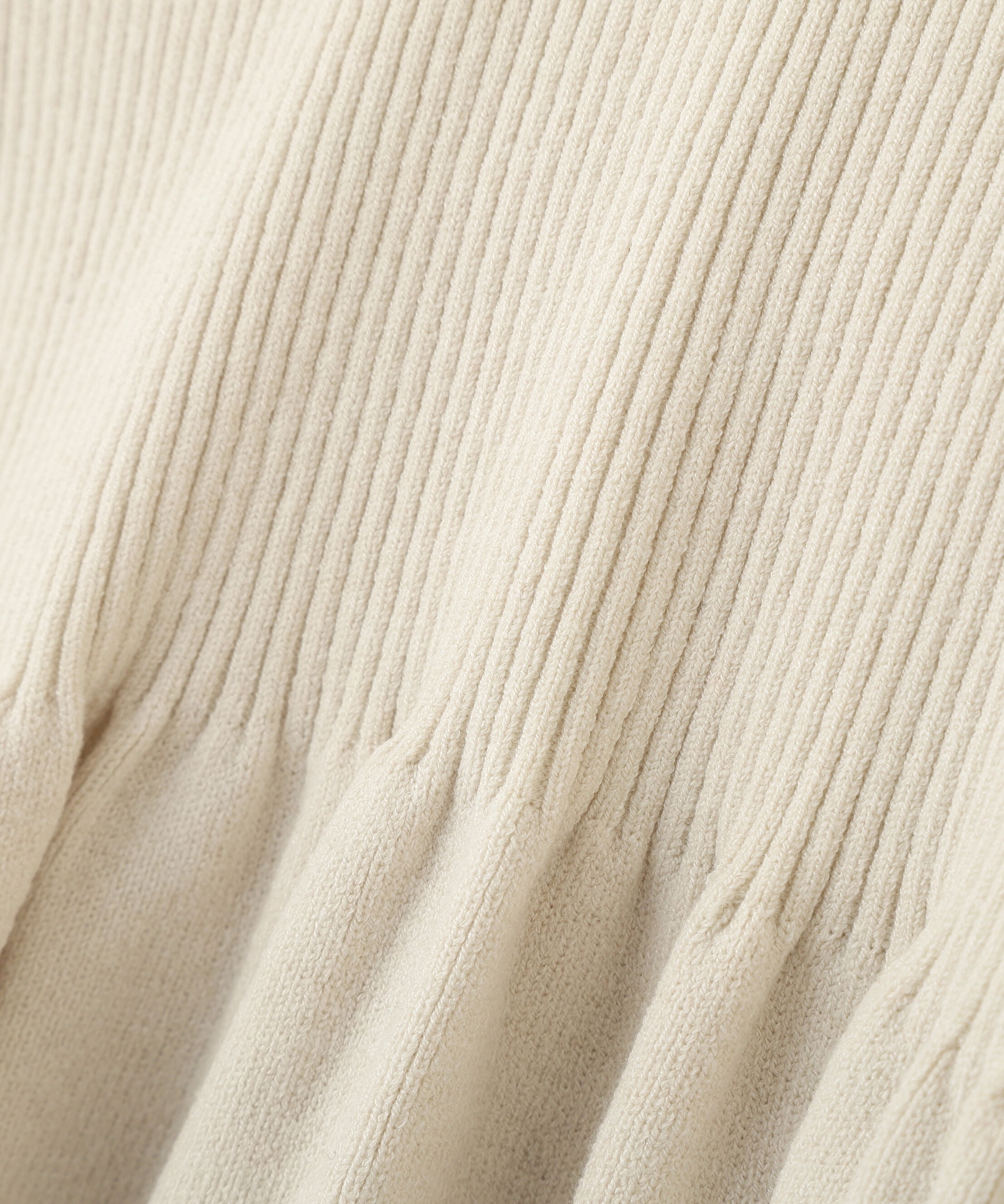 PROPORTION BODY DRESSING「＜ハンドウォッシャブル＞ペプラムポロニット 26SS」|ニット・セーター|