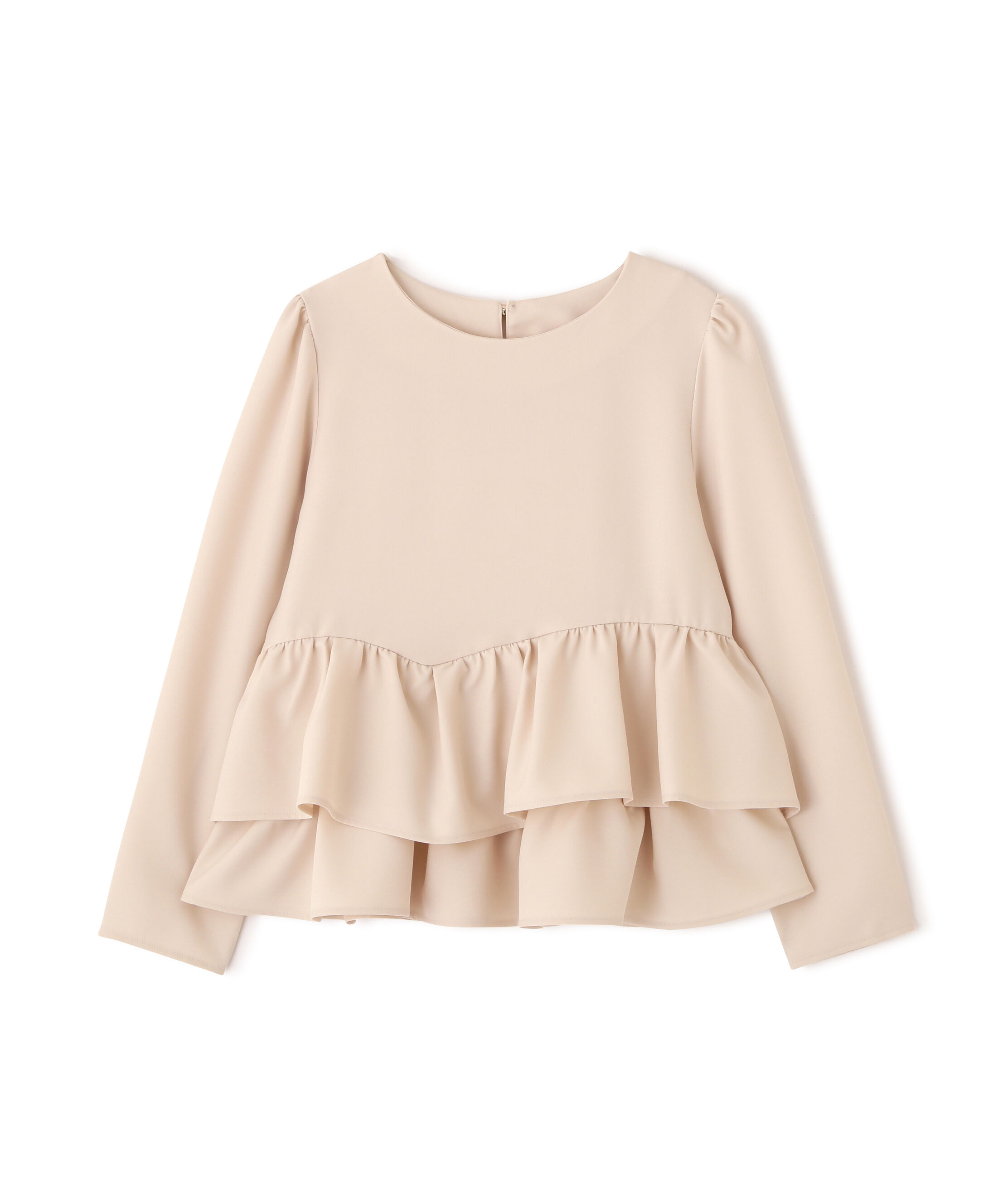 PROPORTION BODY DRESSING「＜ウォッシャブル＞ランダムヘムペプラムブラウス」|シャツ・ブラウス|