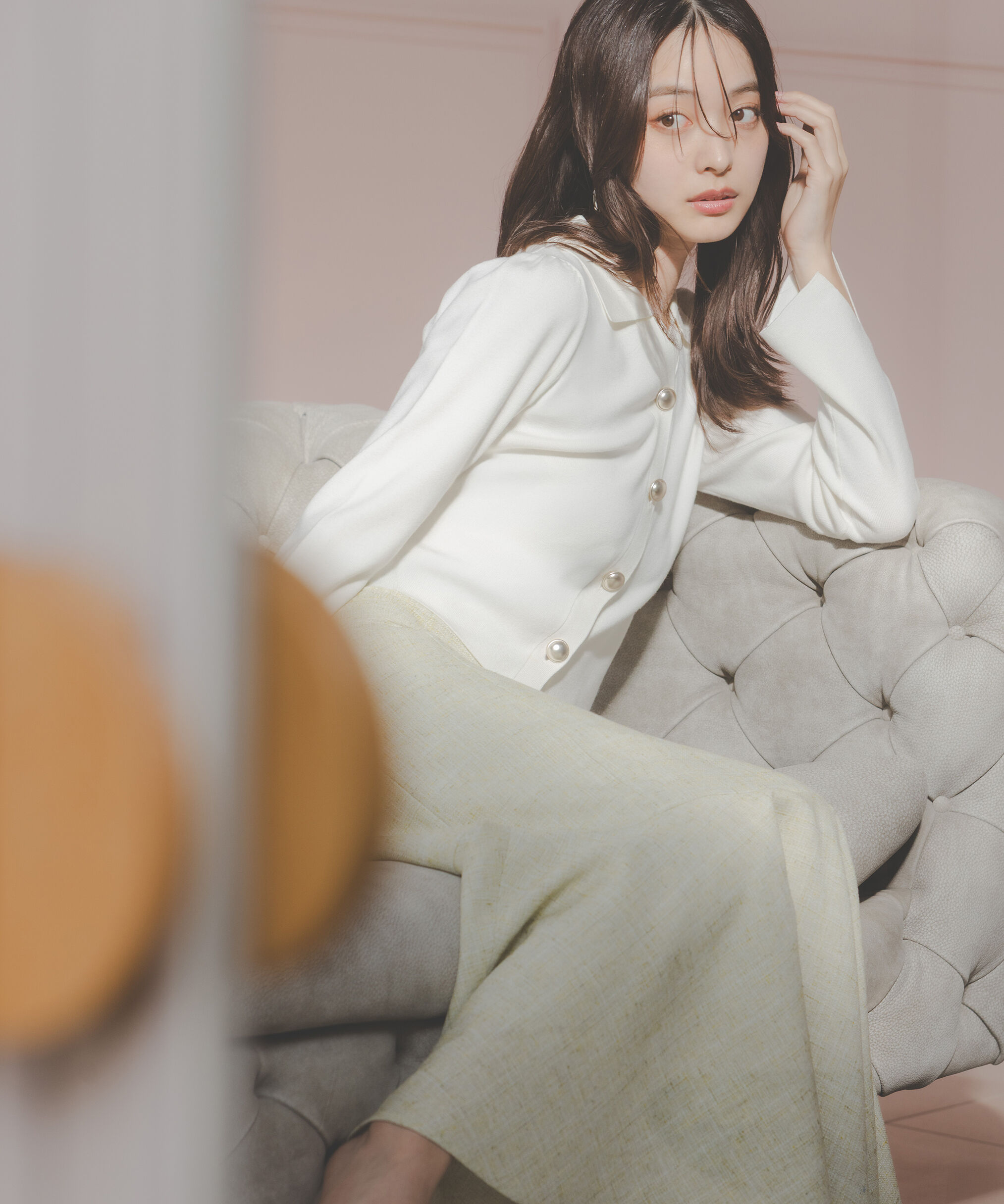 PROPORTION BODY DRESSING「スプリングツイードマーメイドスカート」|スカート|