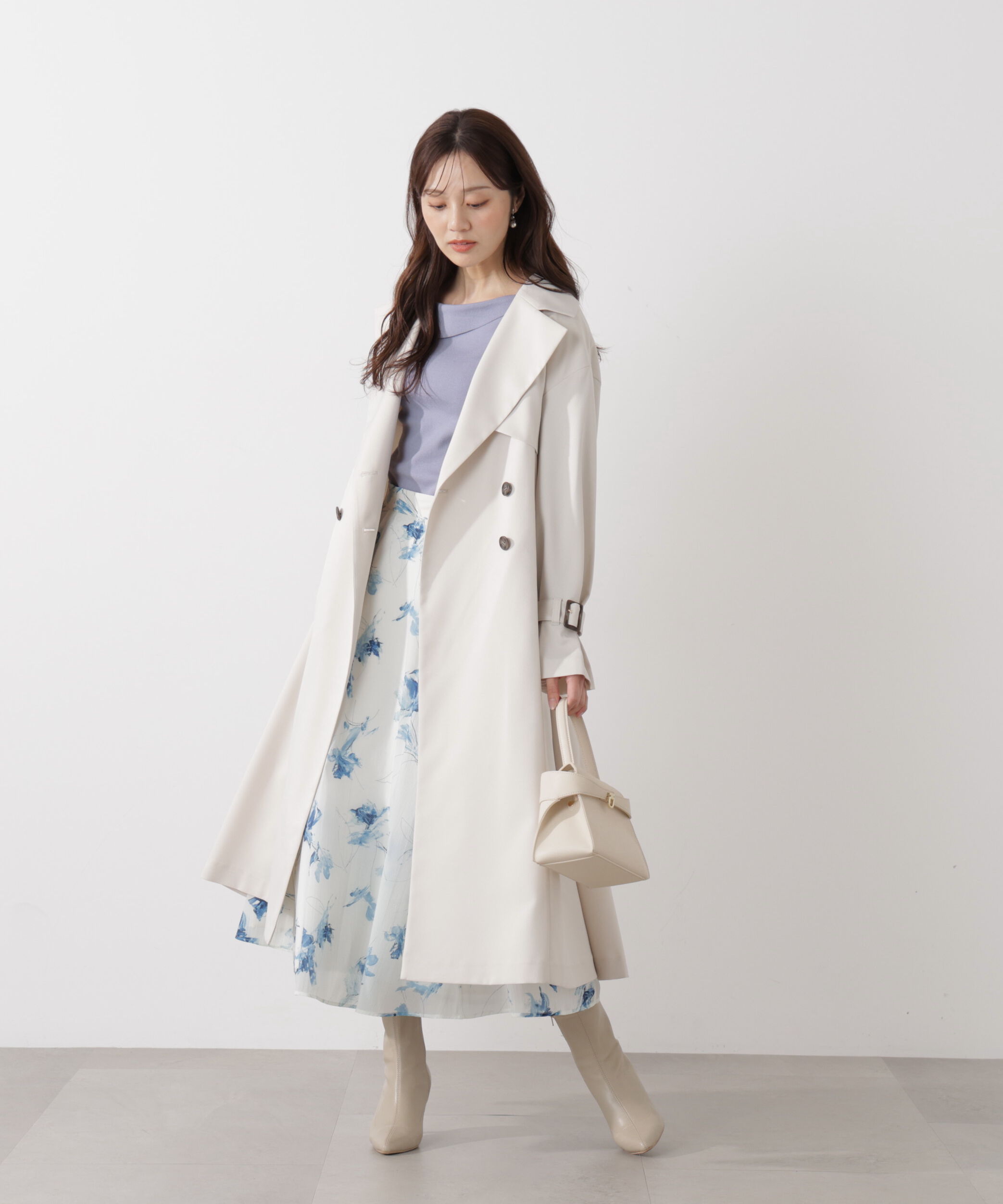 PROPORTION BODY DRESSING「フラワープリントスカート」|スカート|