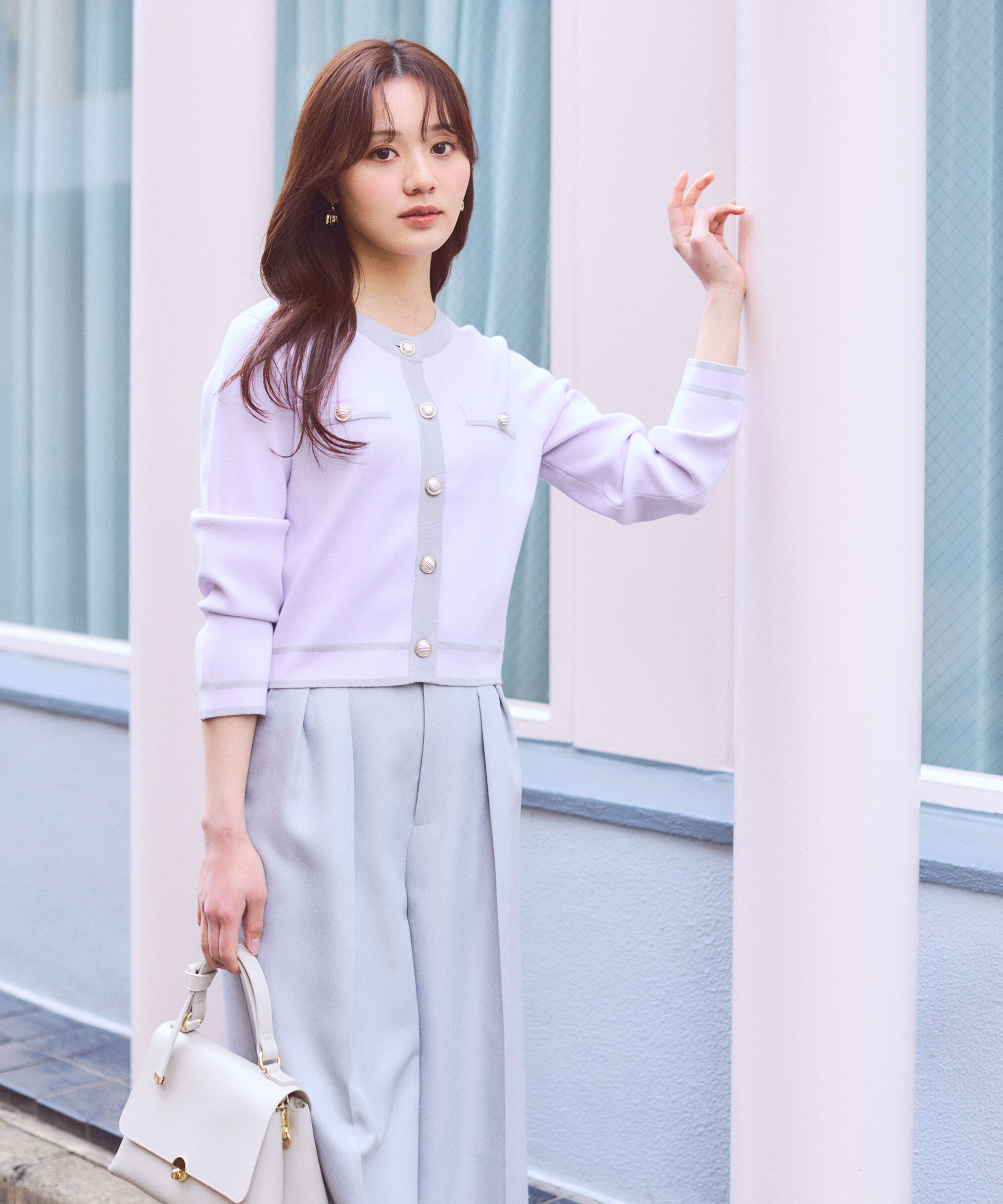 PROPORTION BODY DRESSING「ビットハイウエストワイドパンツ　26SS」|その他|