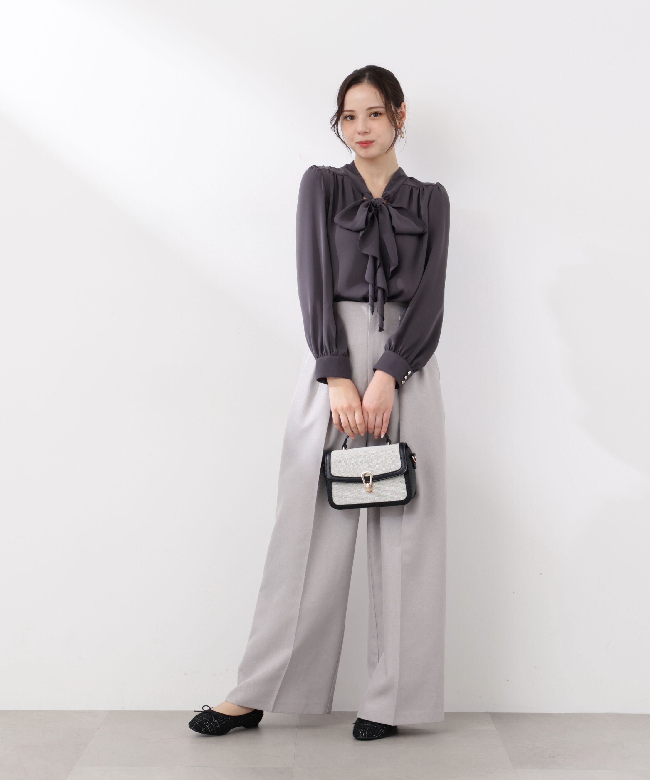 PROPORTION BODY DRESSING「ビットハイウエストワイドパンツ　26SS」|その他|