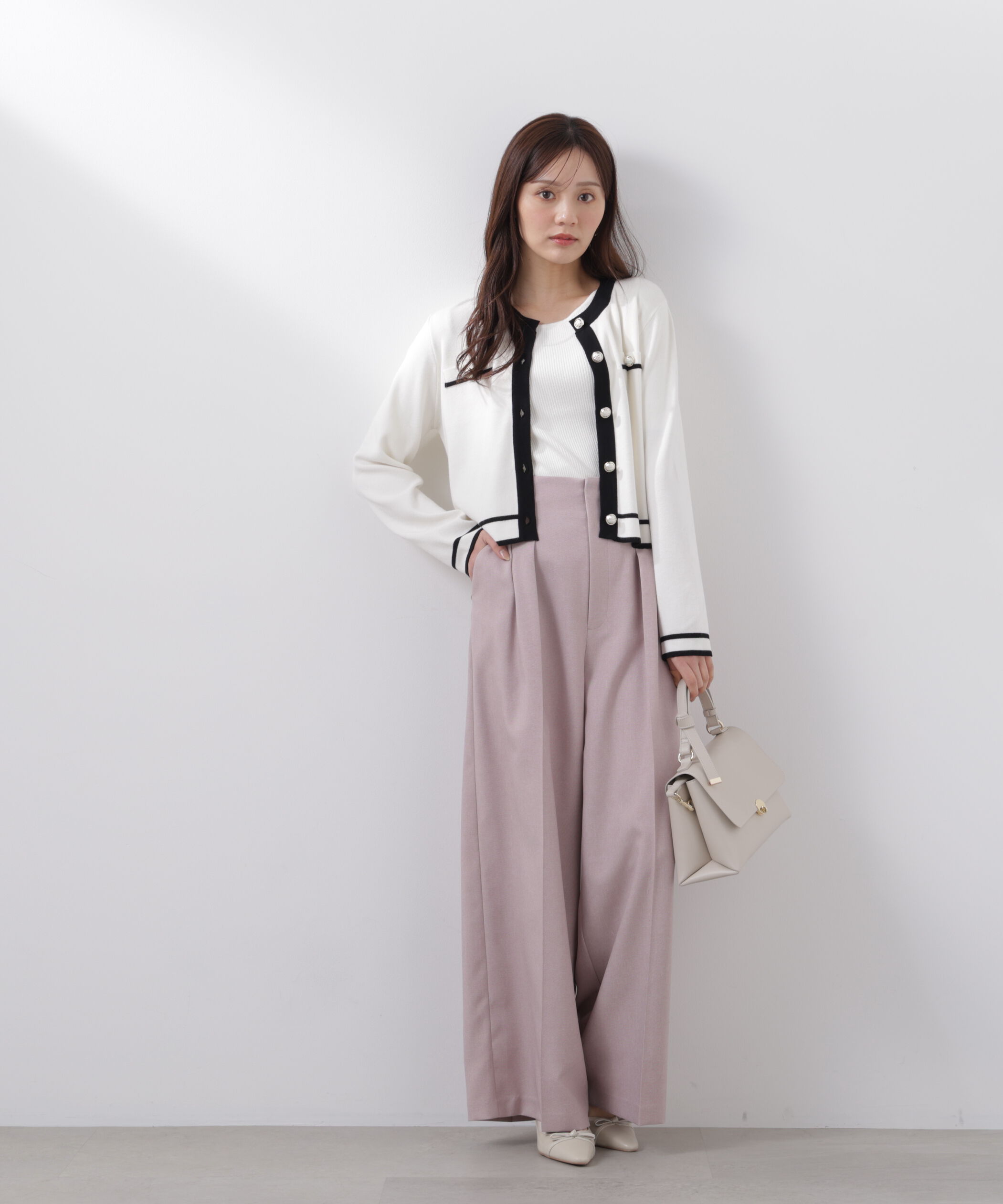 PROPORTION BODY DRESSING「ビットハイウエストワイドパンツ　26SS」|その他|