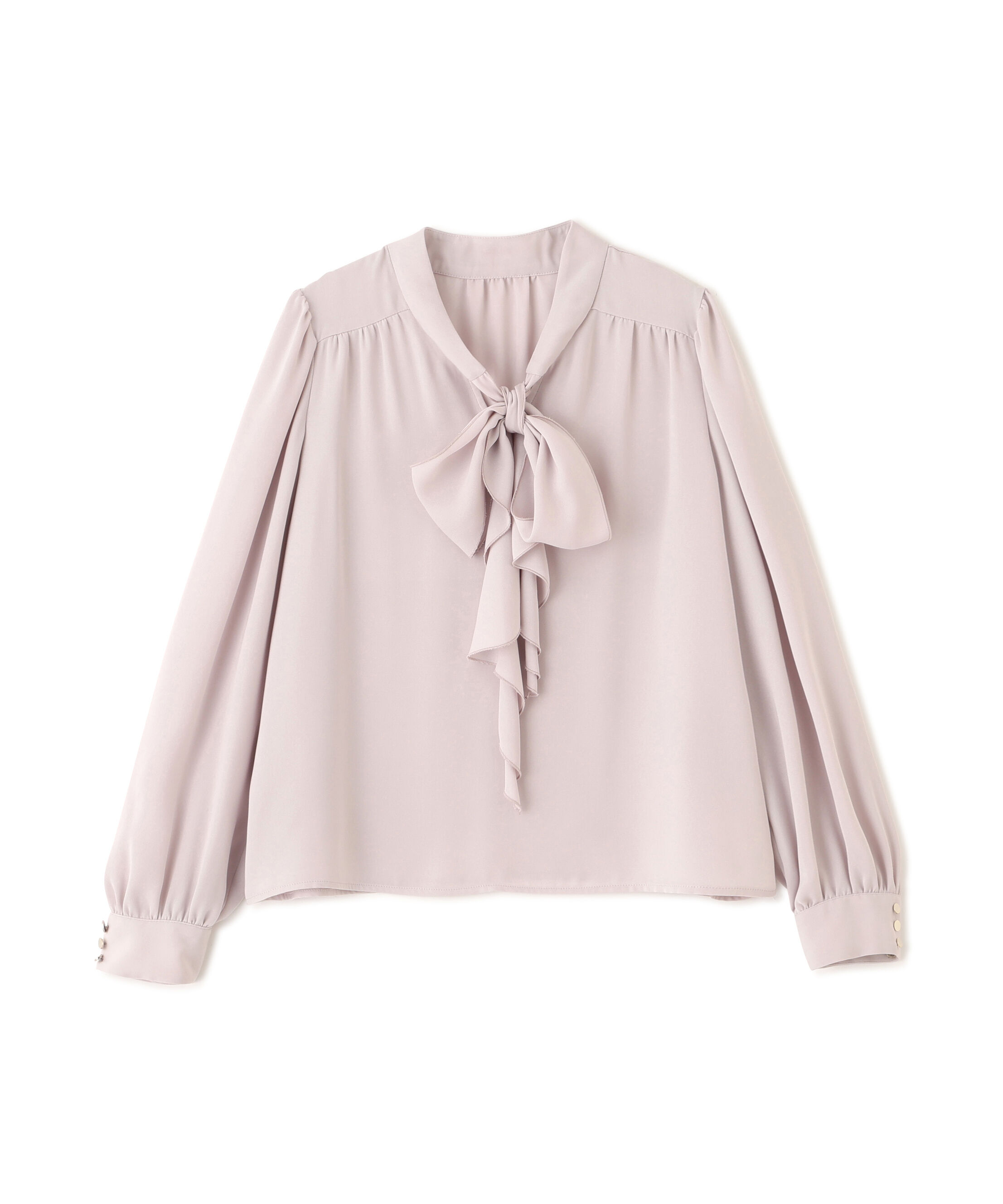 PROPORTION BODY DRESSING「ラッフルリボンブラウス　26SS」|シャツ・ブラウス|