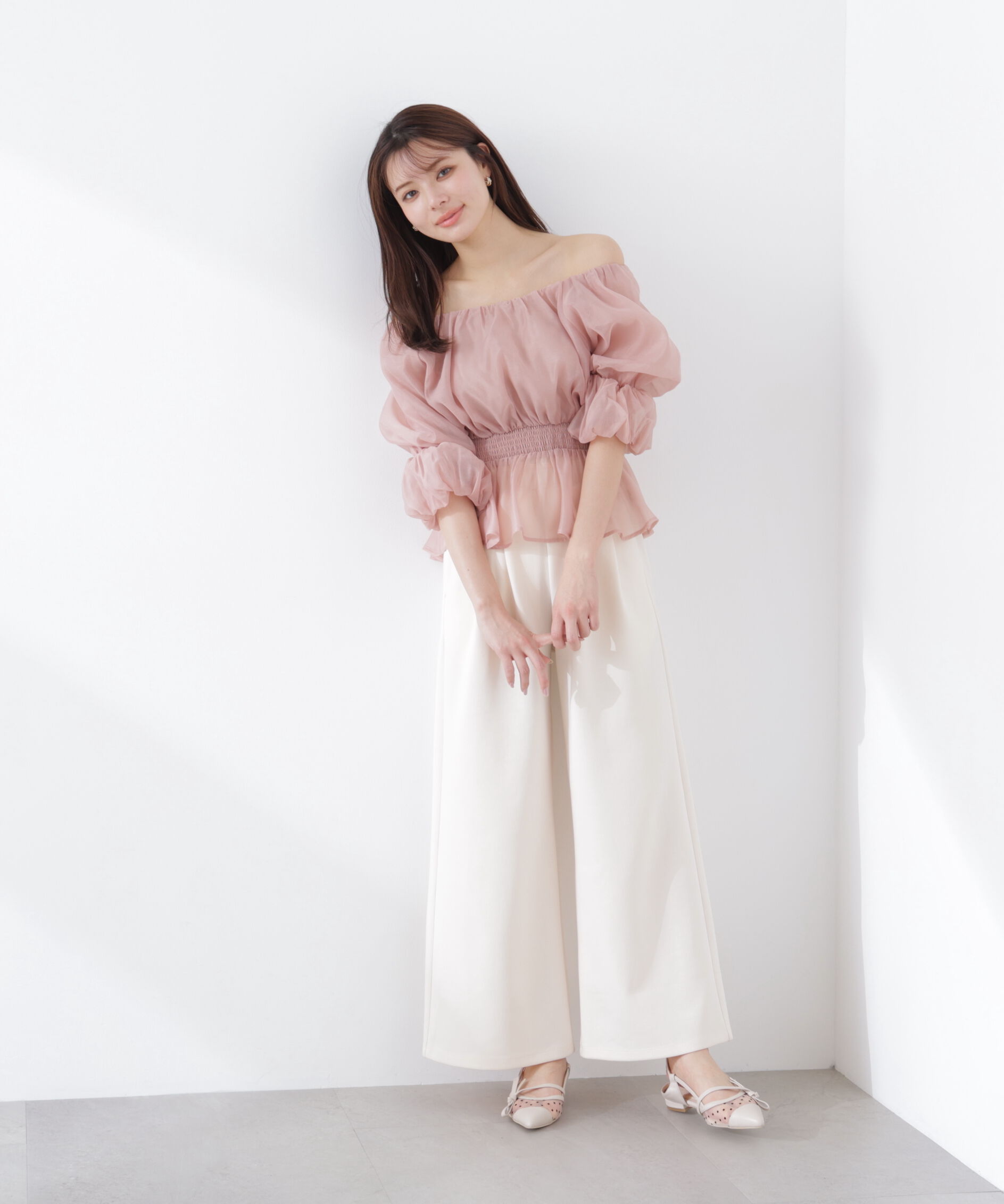 PROPORTION BODY DRESSING「〈a/mie〉カットイージーワイドパンツ　26SS」|その他|