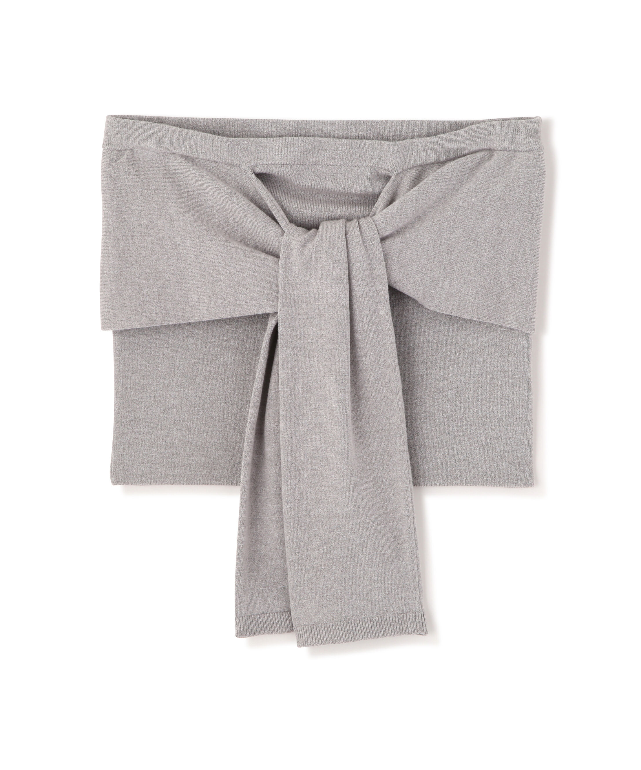 PROPORTION BODY DRESSING「〈a/mie〉リボンニットビスチェ　26SS」|カーディガン|