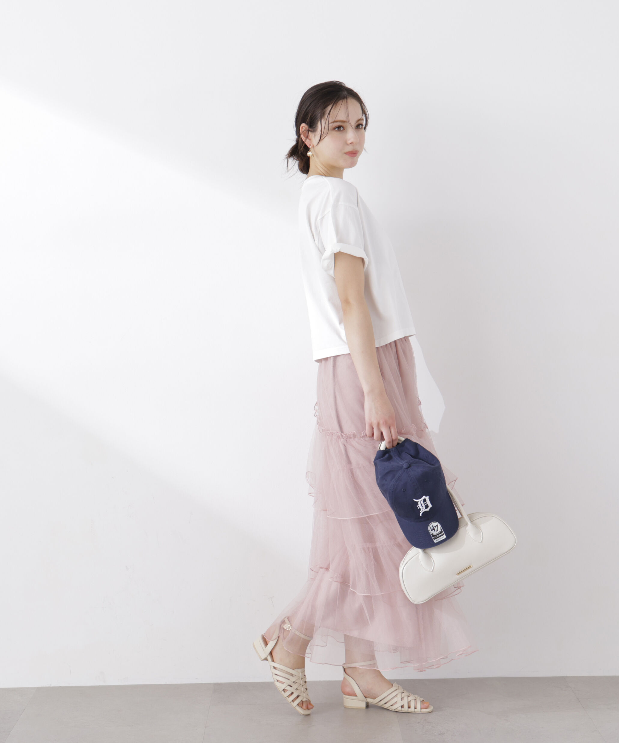 PROPORTION BODY DRESSING「ランダムティアードチュールスカート　26SS」|スカート|