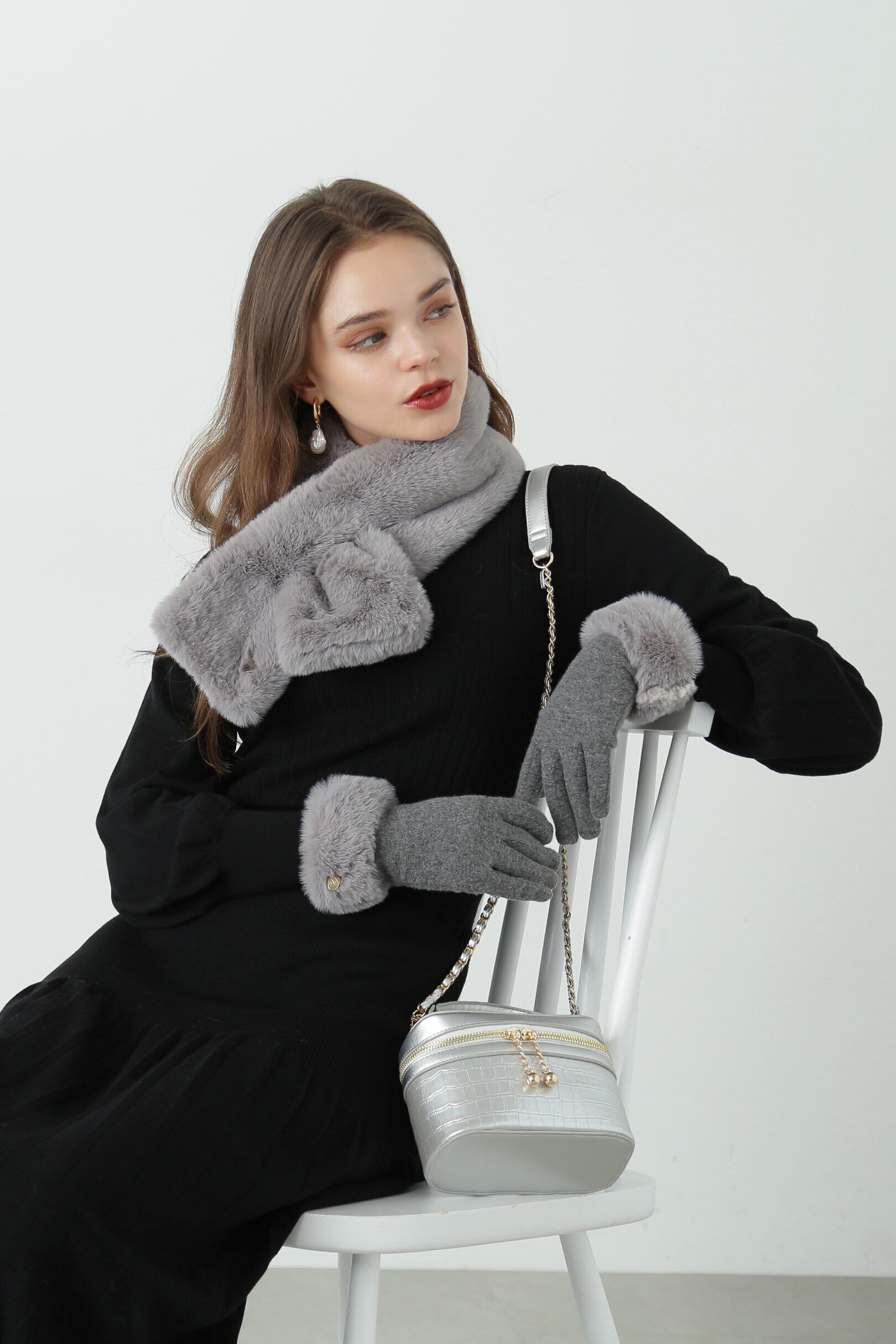  「型押しバニティバック」|その他|