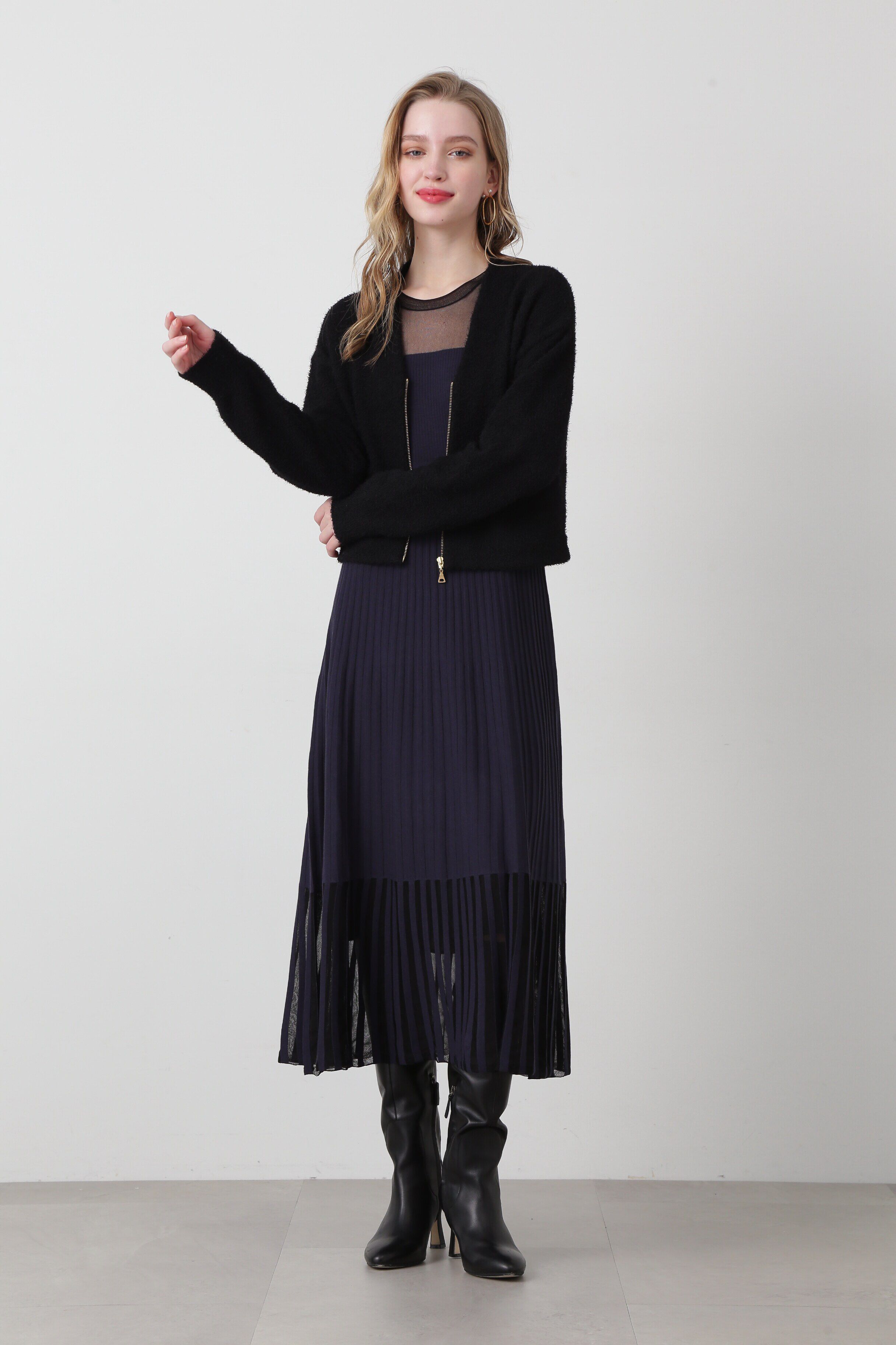  「◆フェザーヤーンZIPカーディガン」|その他|