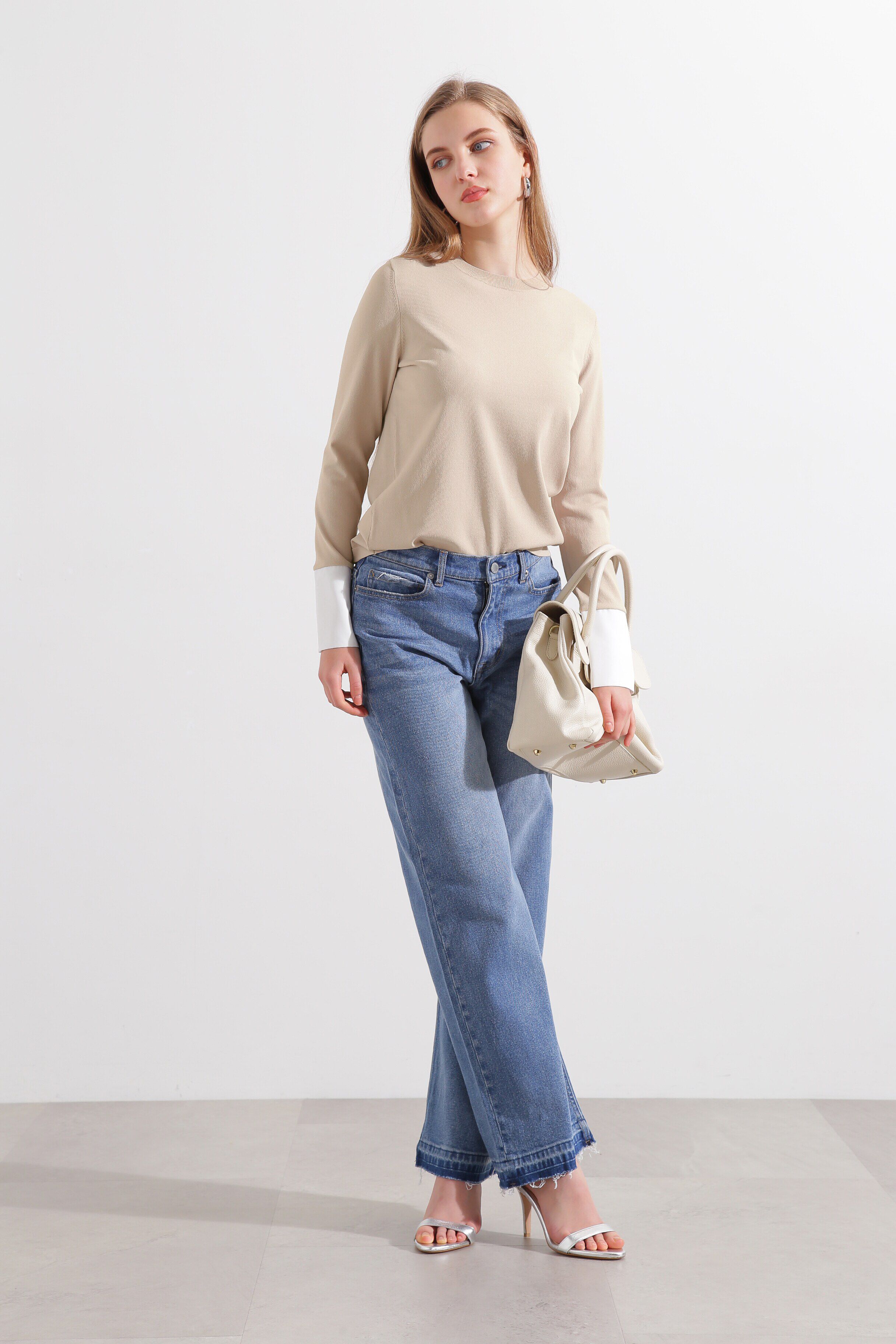  「◆カフスニットプルオーバー」|ニット・セーター|