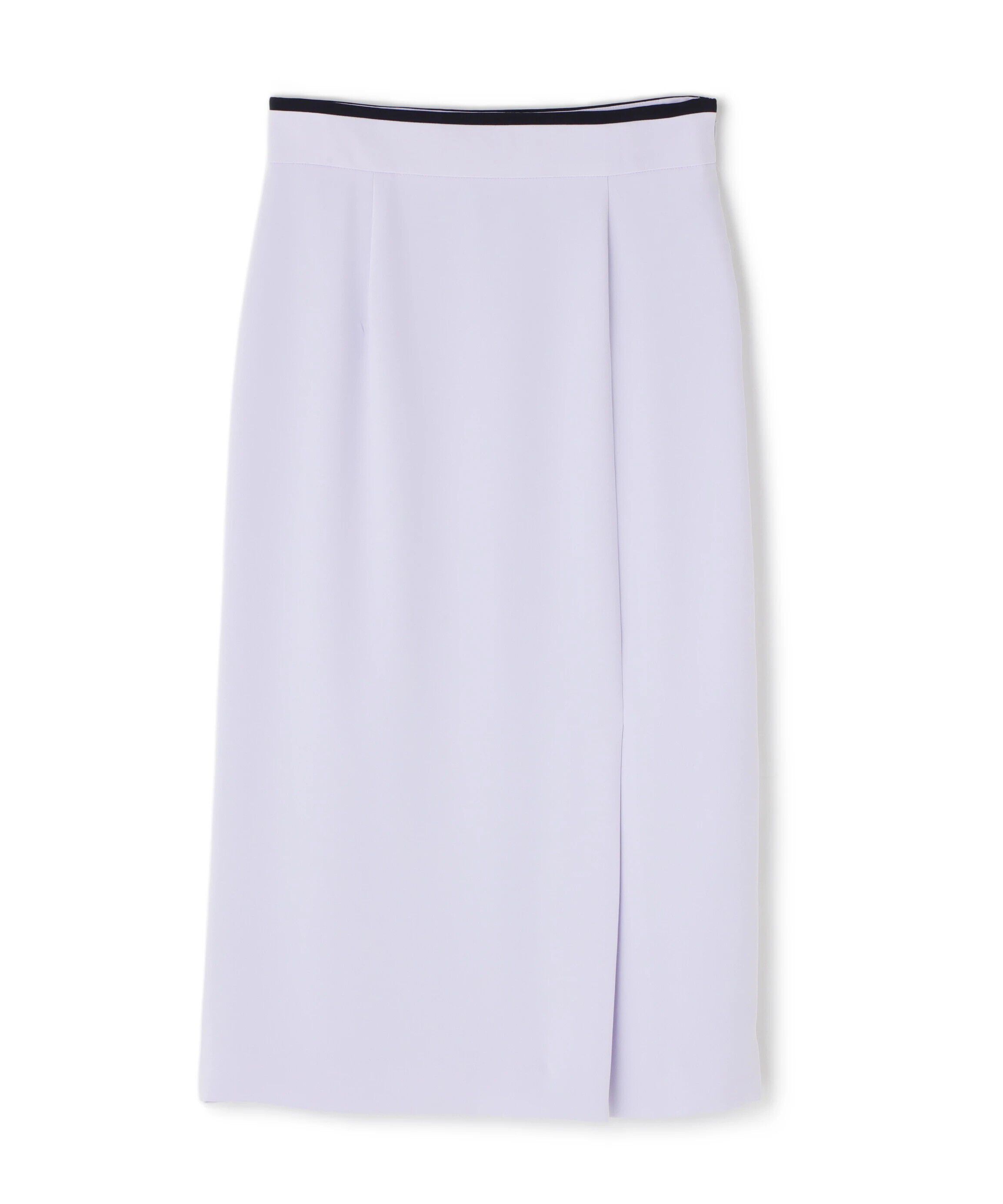  「◆バイカラータイトスカート」|スカート|ラベンダー1