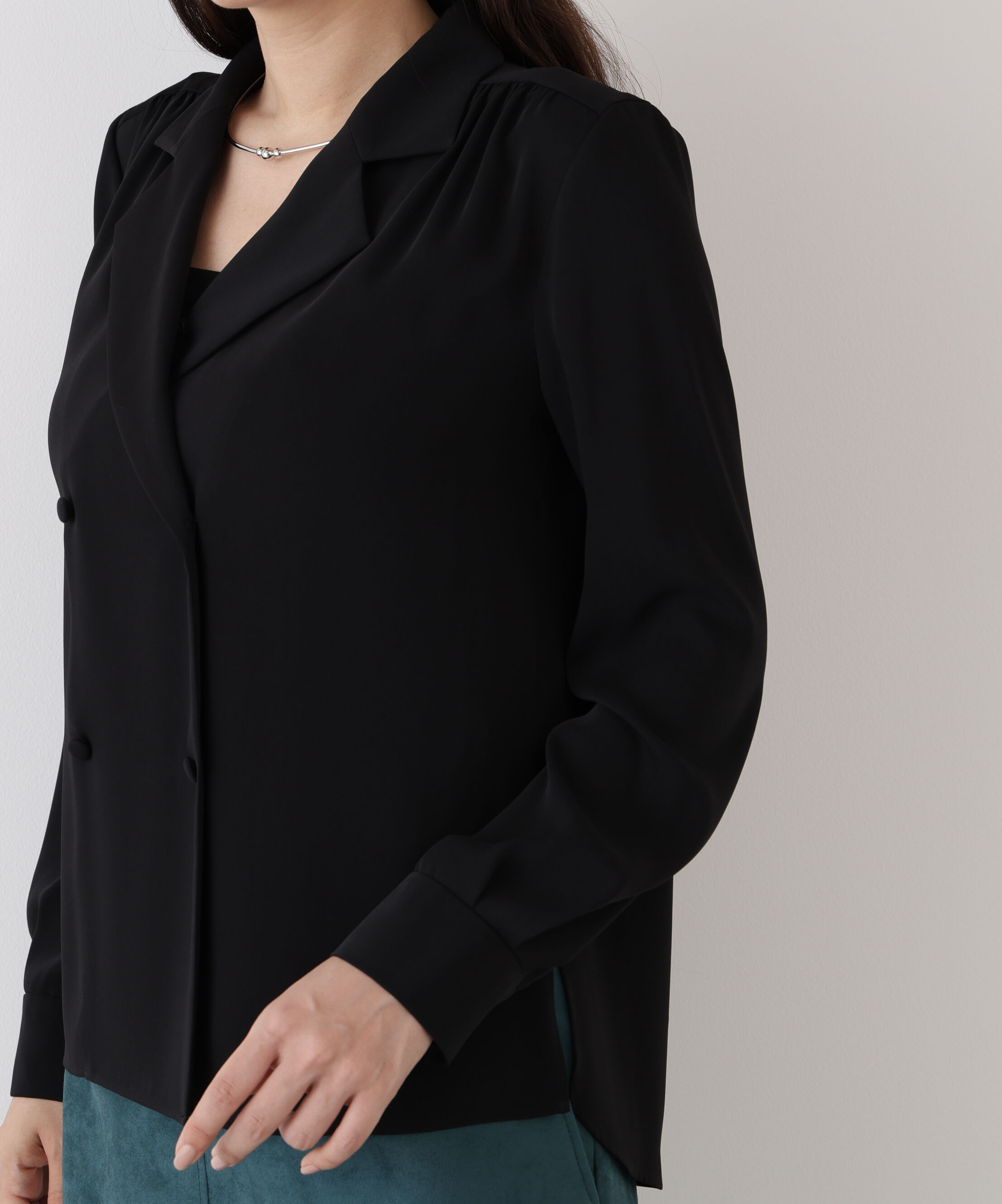  「◆ダブルブレストブラウス」|シャツ・ブラウス|