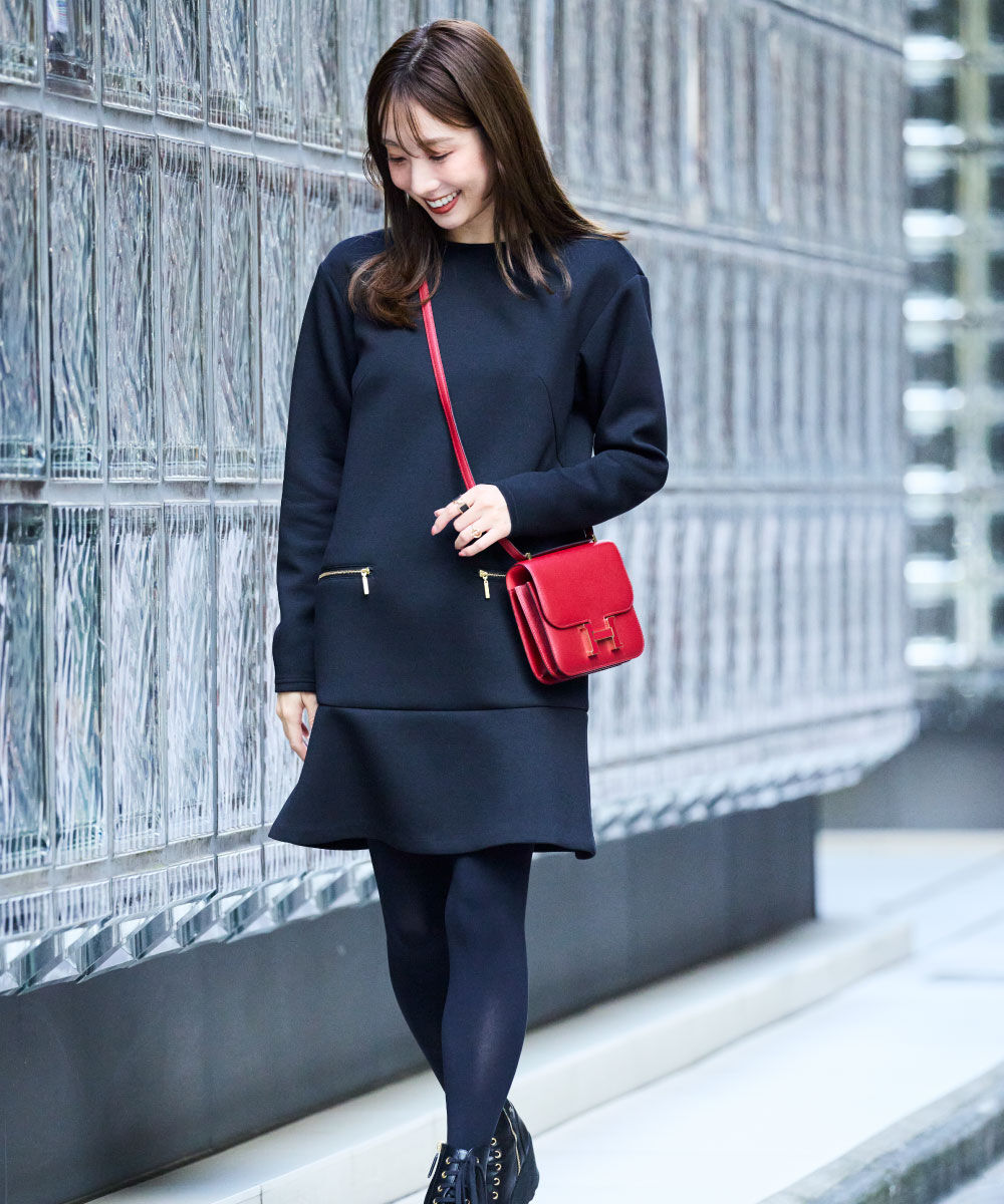  「◆ダンボールニットミニワンピース」|ワンピース|