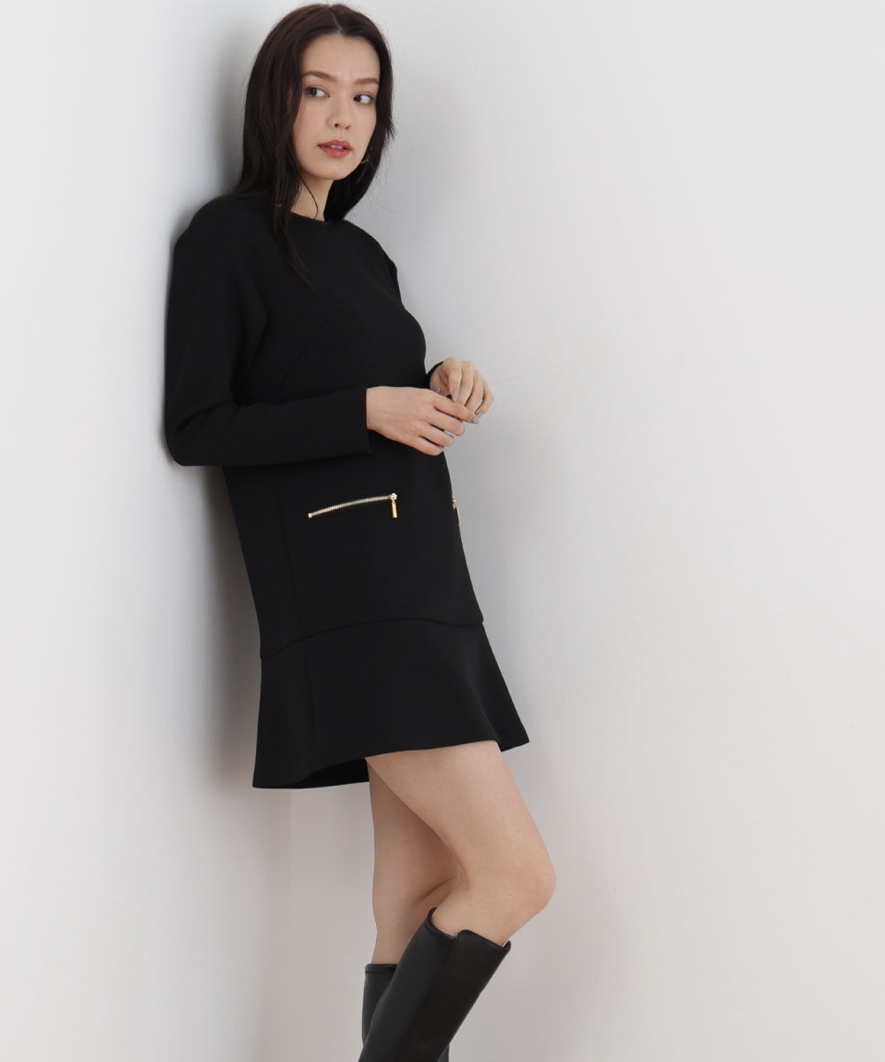  「◆ダンボールニットミニワンピース」|ワンピース|