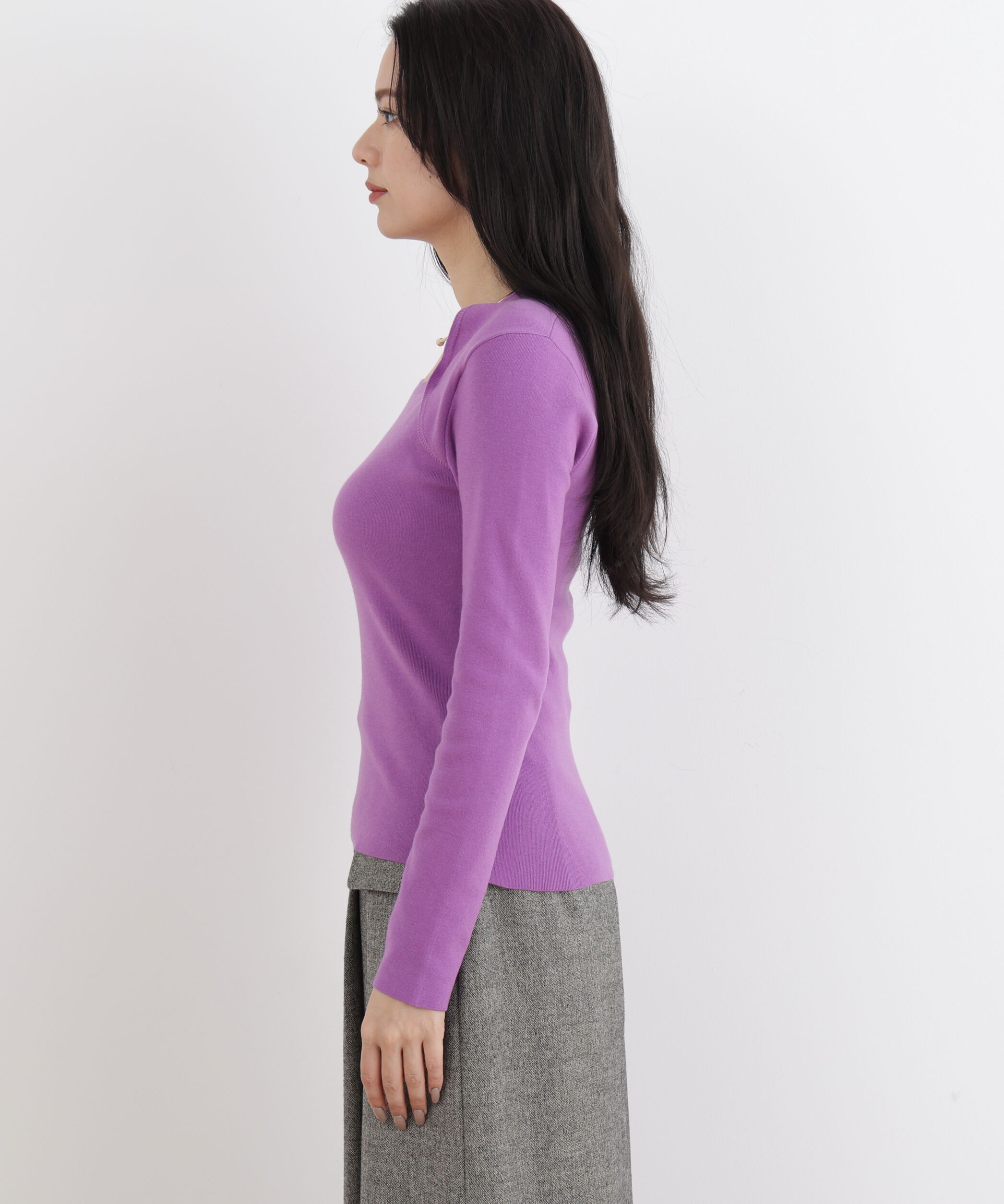  「◆プルオーバーシンプルハイゲージ」|ニット・セーター|