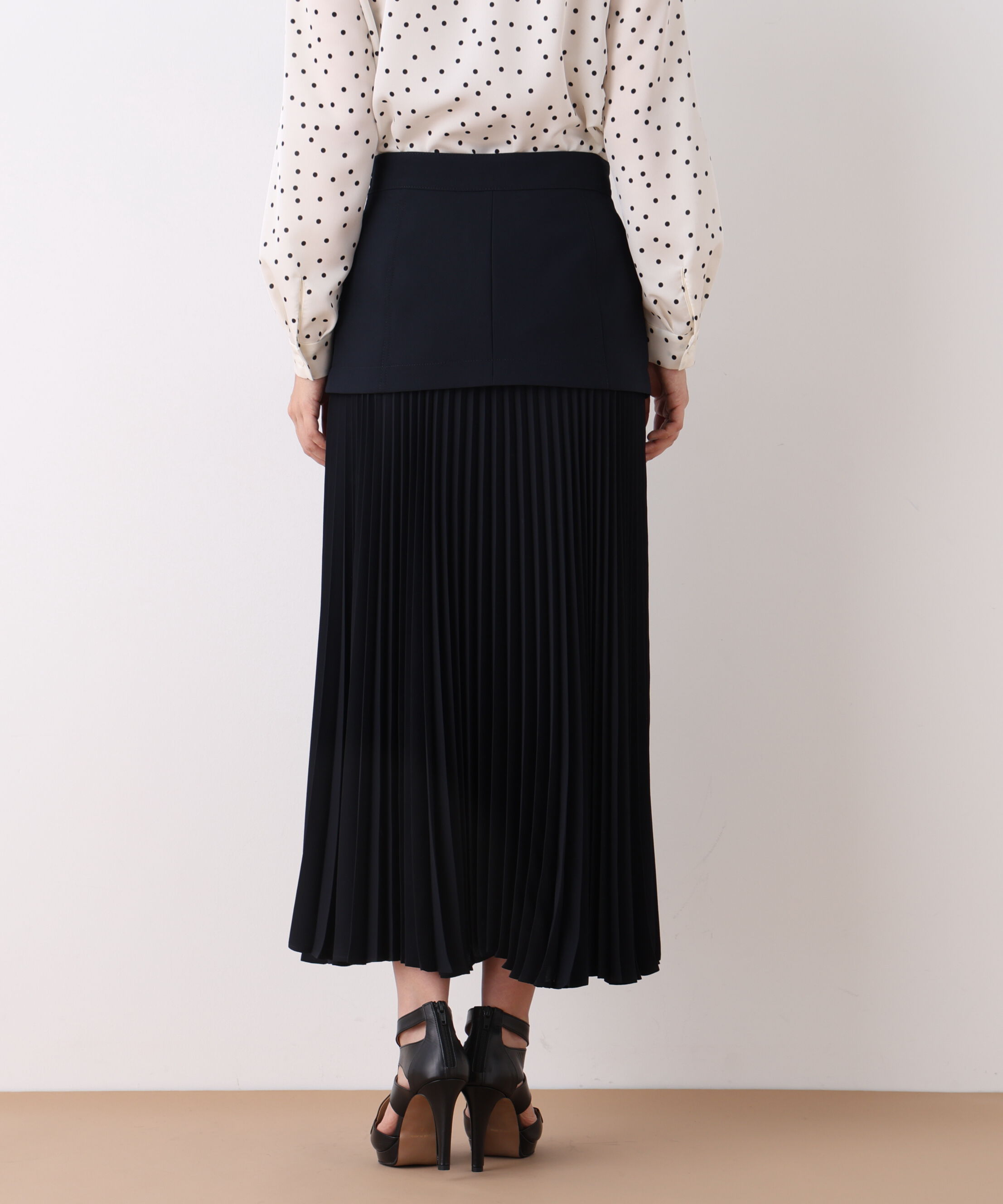  「ソフトオックスプリーツスカート」|スカート|
