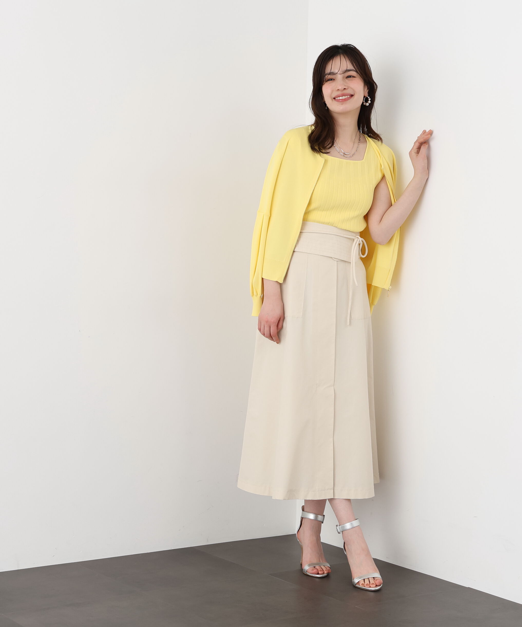  「ジップアップニットブルゾン」|その他|