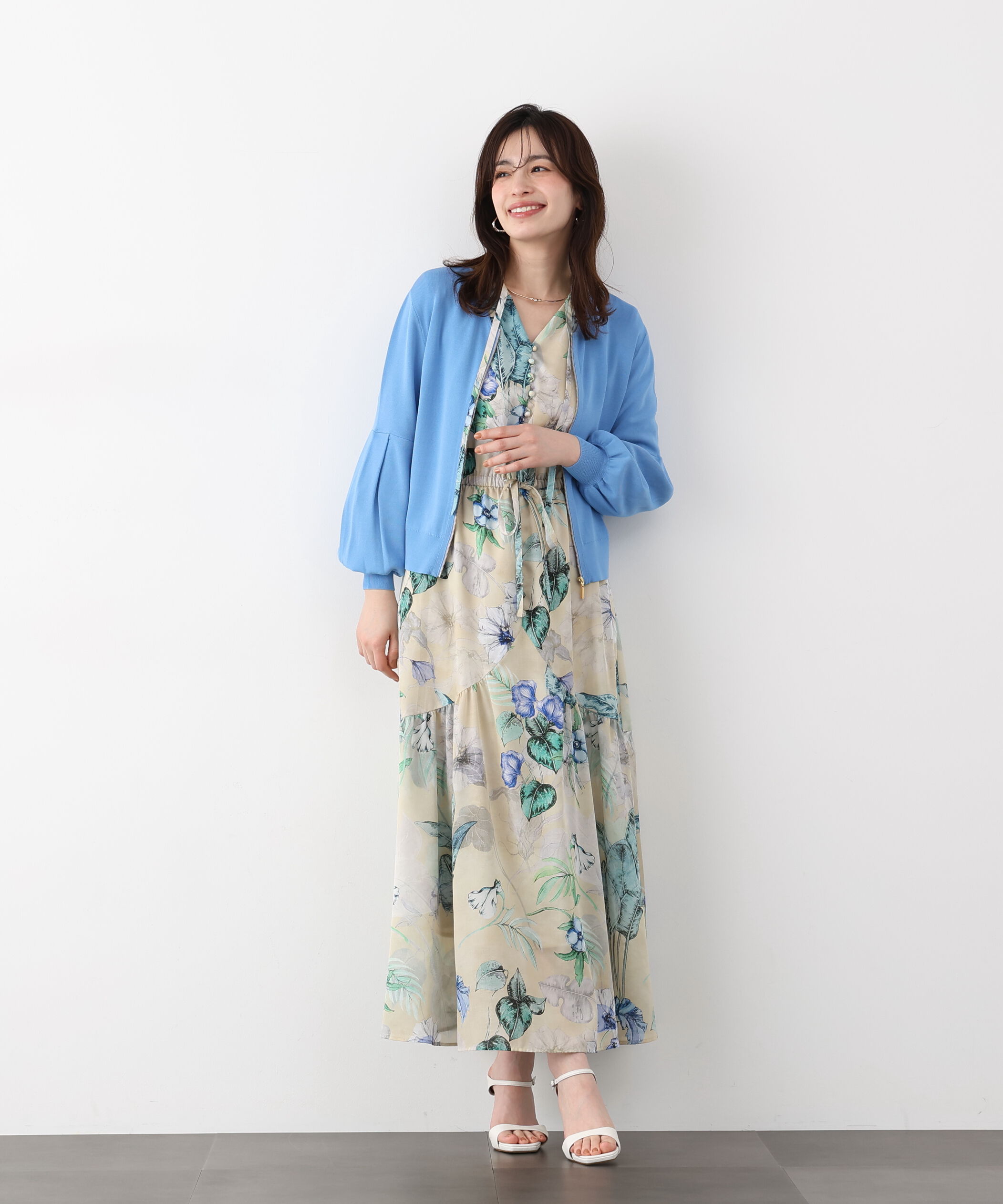  「ジップアップニットブルゾン」|その他|